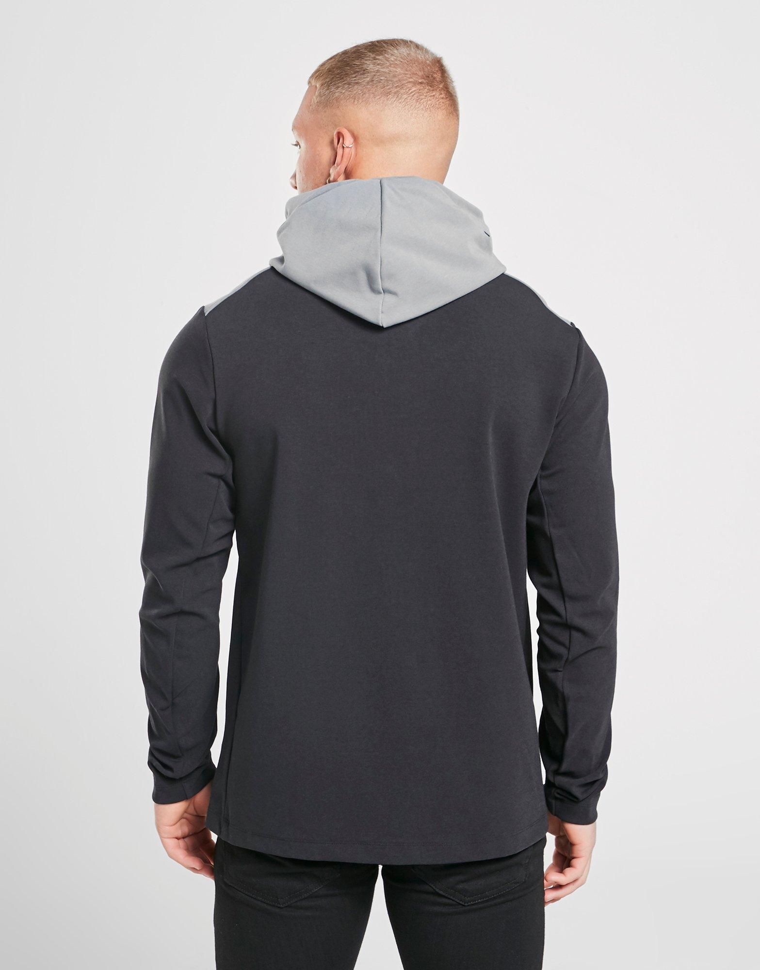 nike tech hoodie grey black