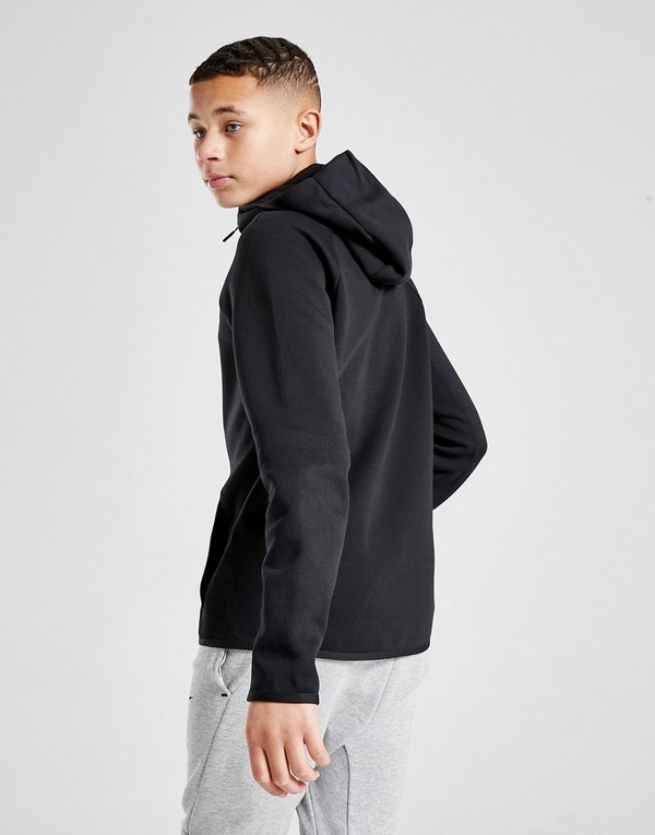 Black Nike Liverpool Fc Tech Fleece Hoodie Junior Jd Sports