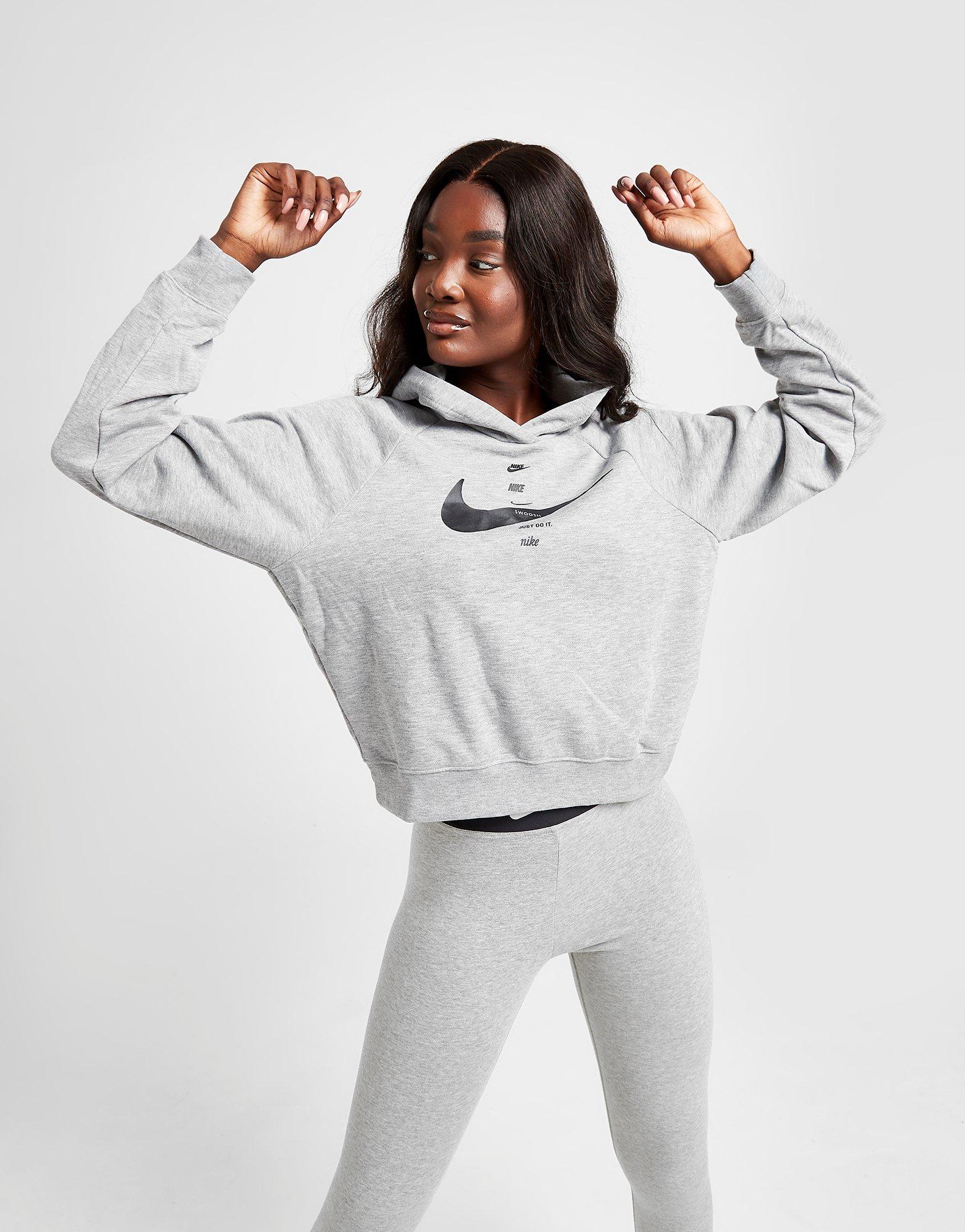 nike swoosh jumper grey