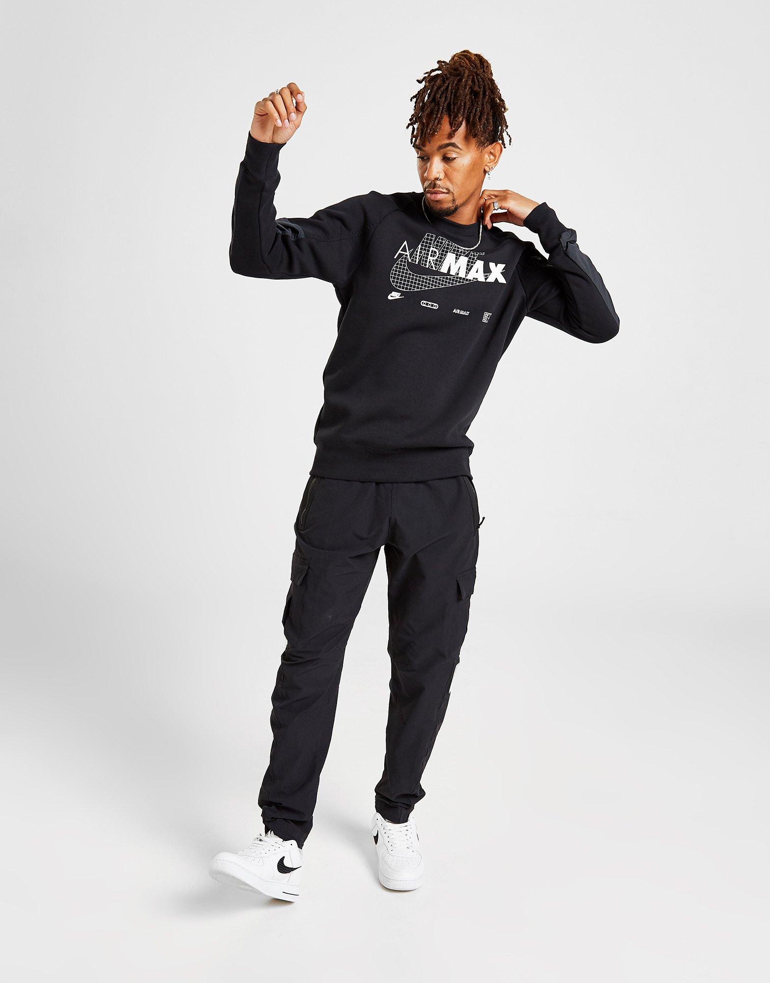 nike air max crew sweatshirt men's