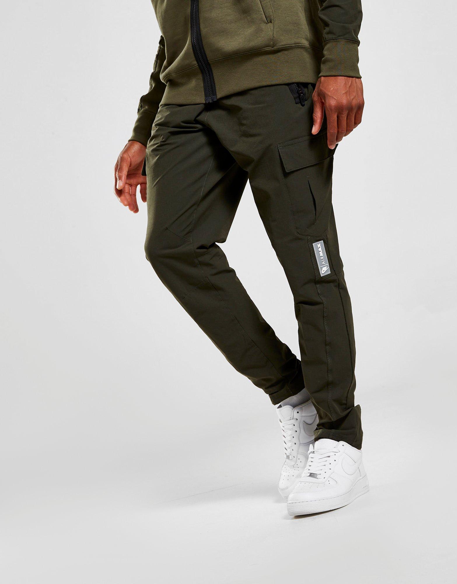 Green Nike Air Max Woven Cargo Pants 