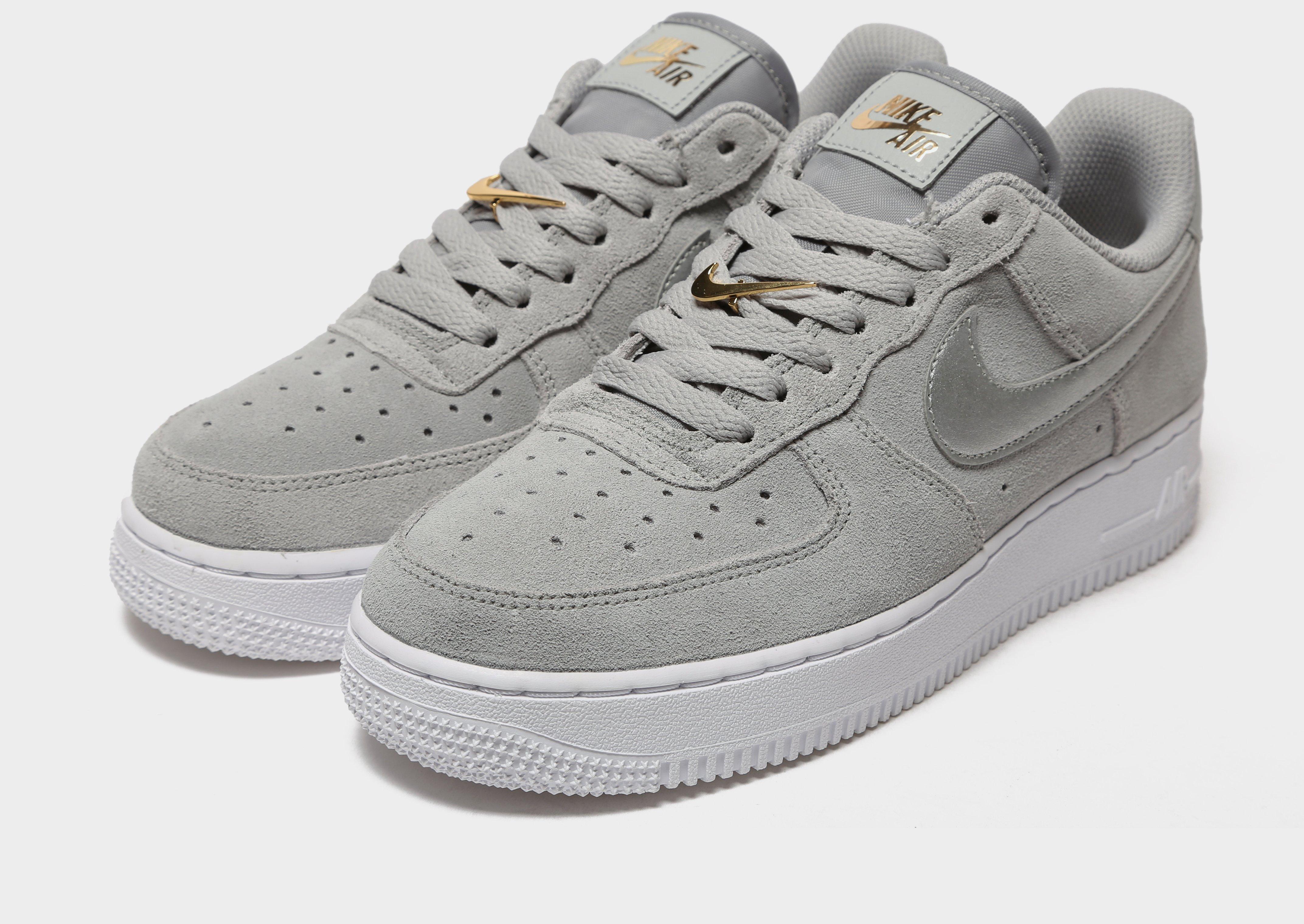 all grey suede air force 1