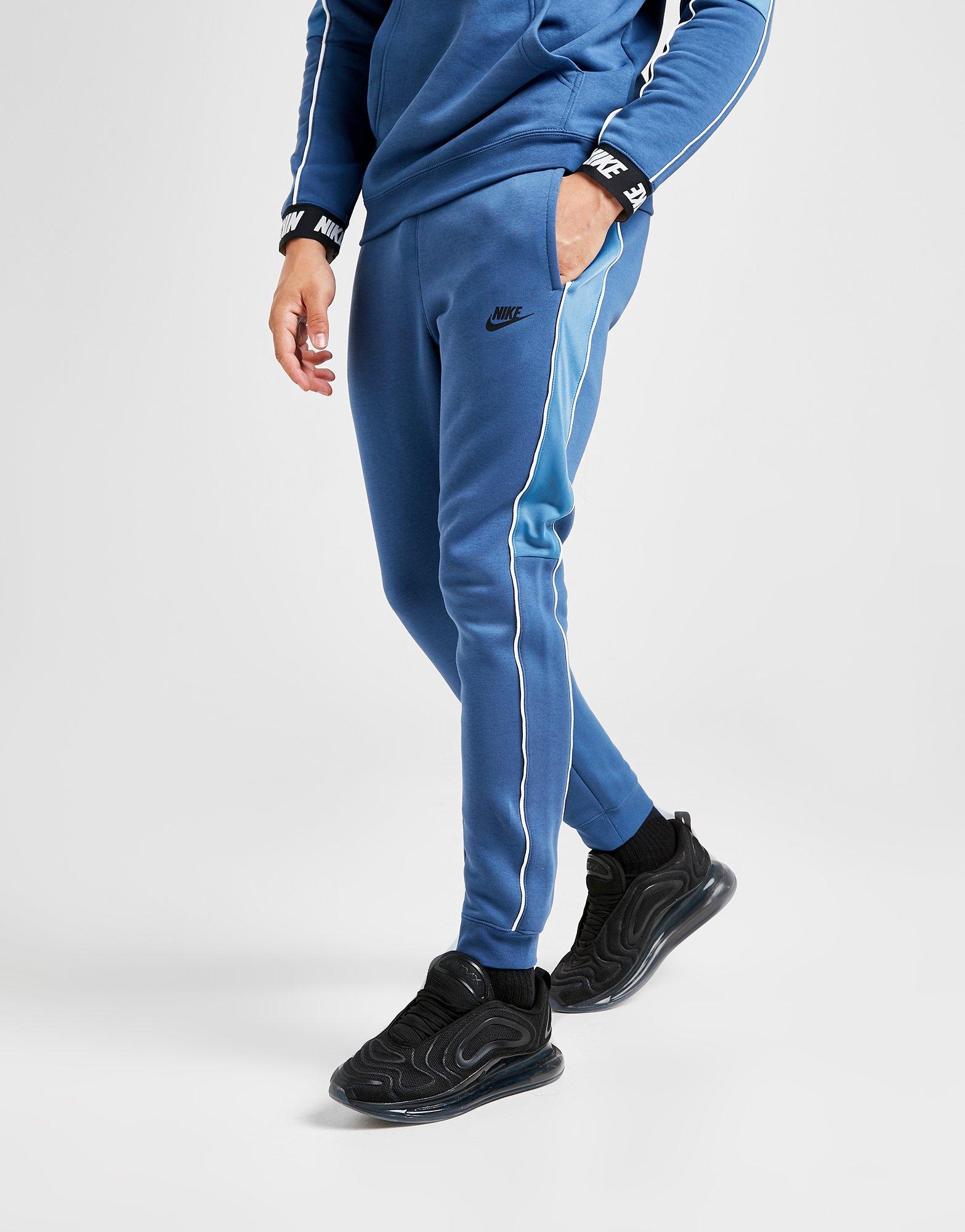 nike hybrid tracksuit blue