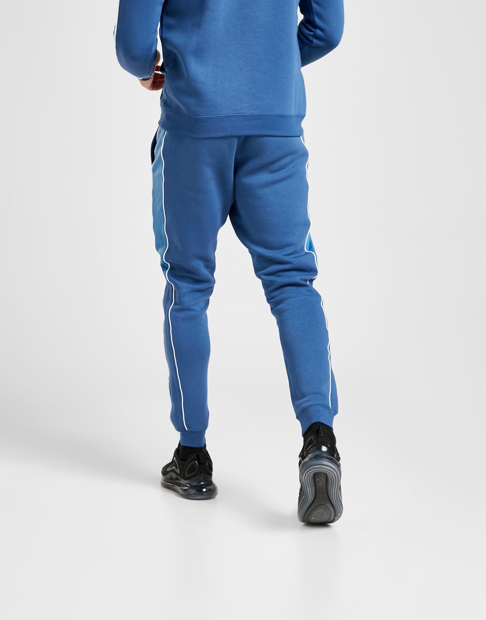 nike hybrid tracksuit blue