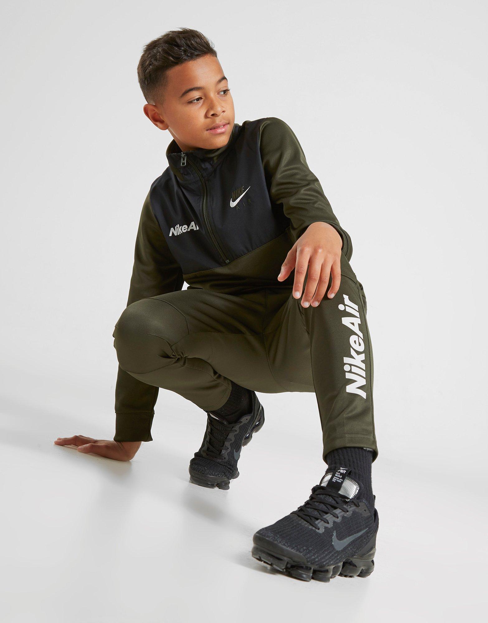 nike khaki tracksuit junior