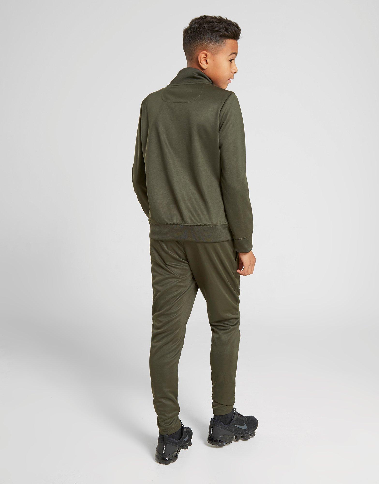 green nike tracksuit junior