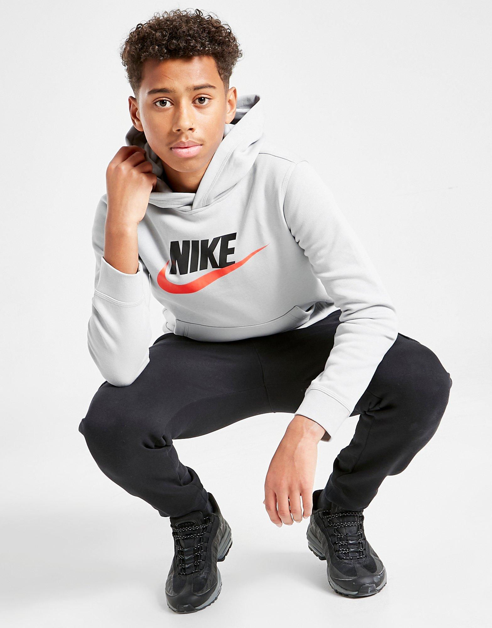 nike fleece overhead hoodie junior