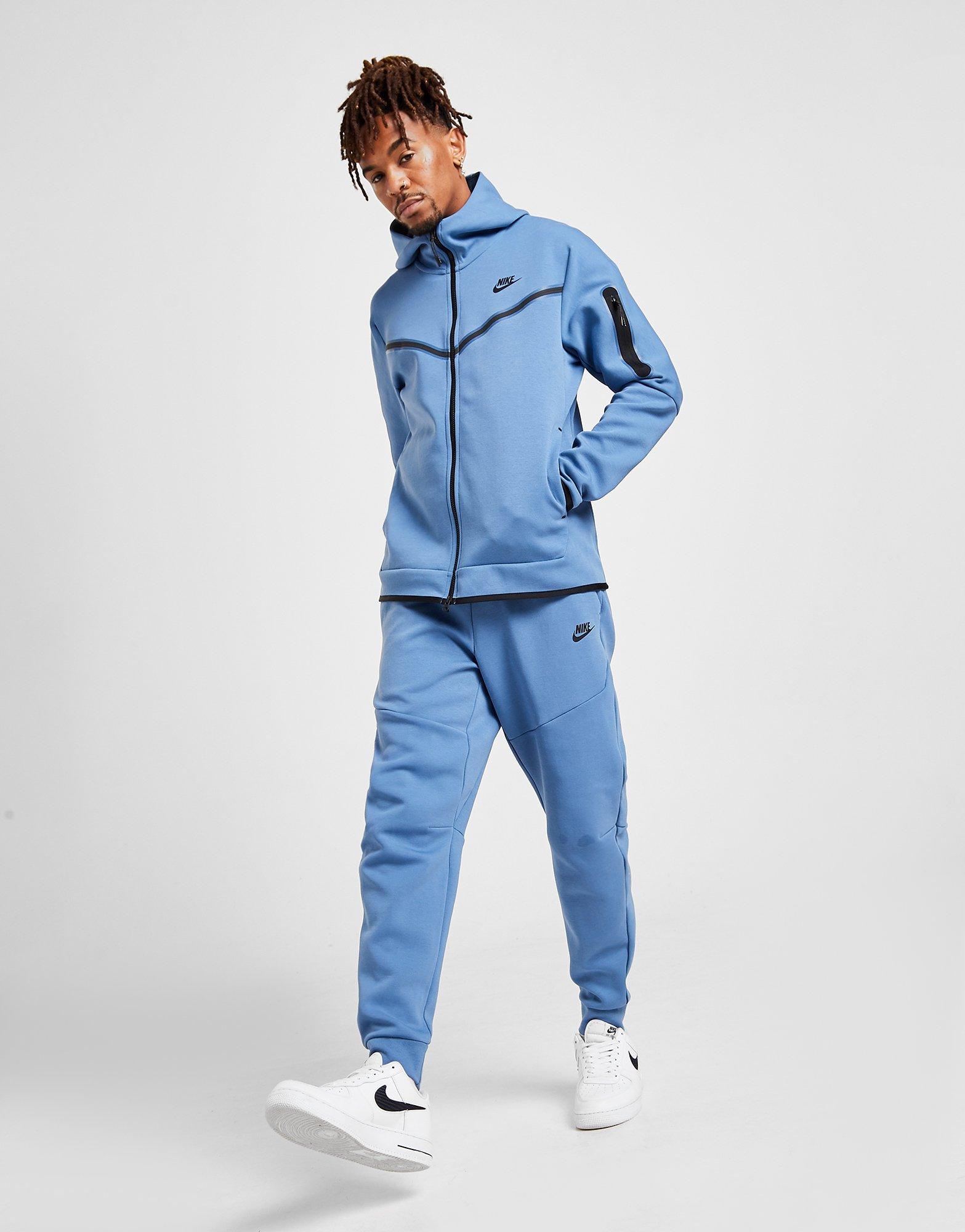 nike tech baby blue tracksuit