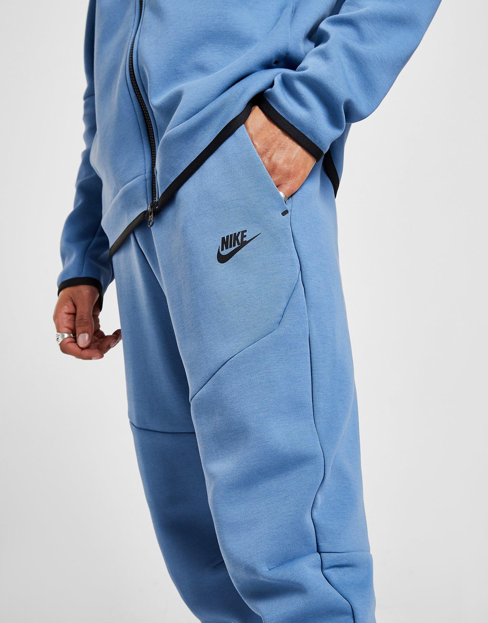 tech fleece tracksuit blue