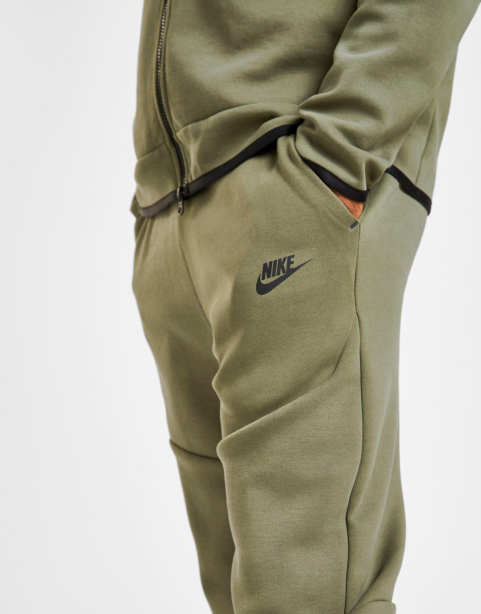 nike tech fleece khaki joggers