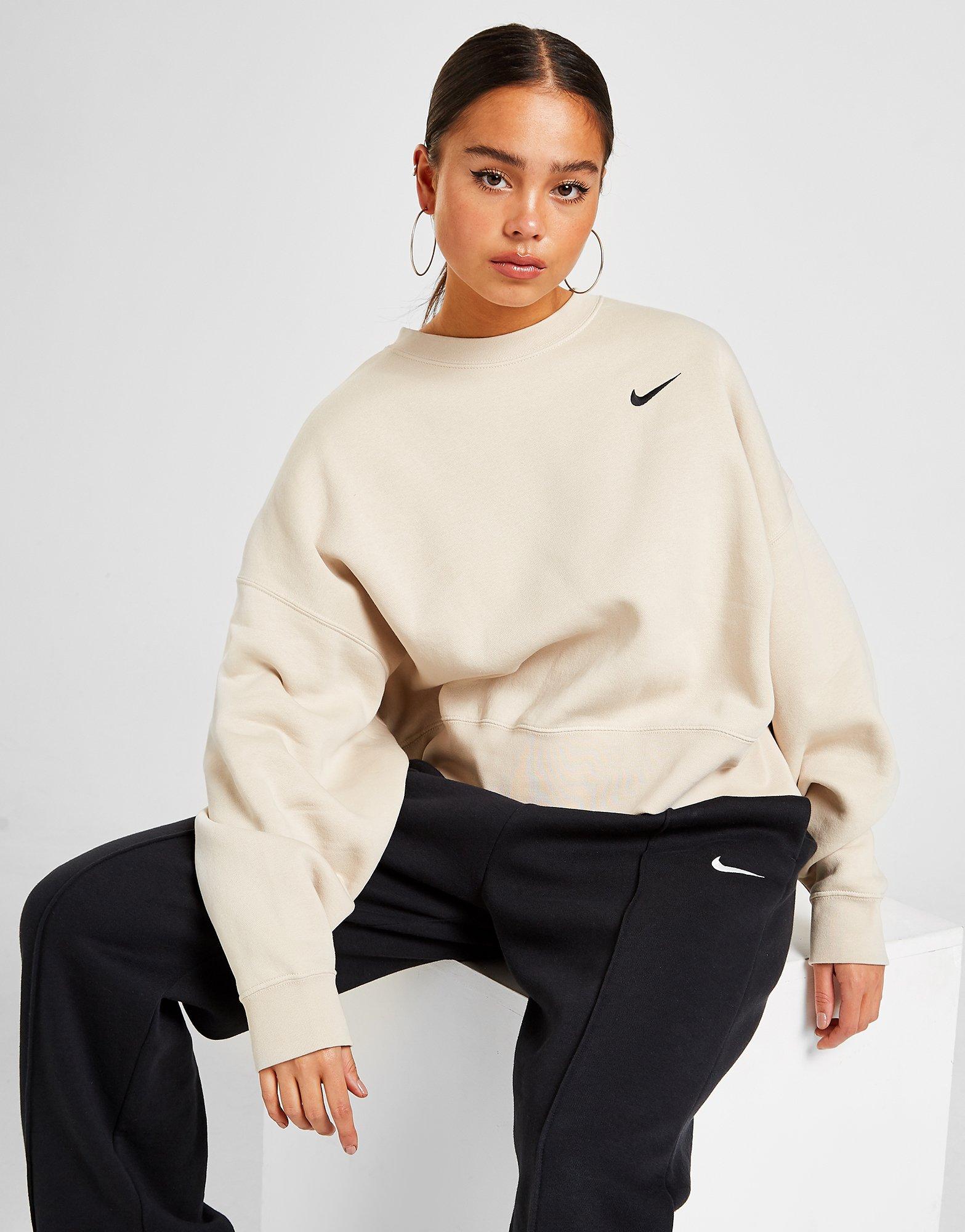 nike sportswear crew trend sweatshirt mulberry