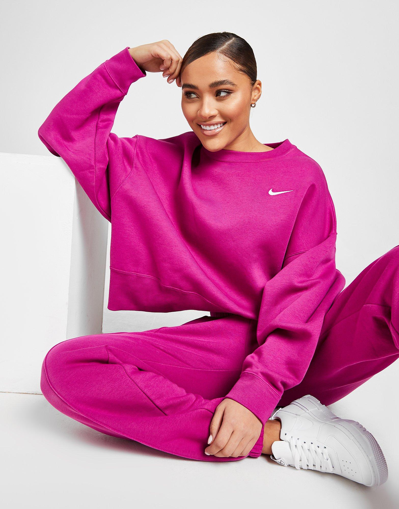 nike trend fleece oversized crew sweatshirt