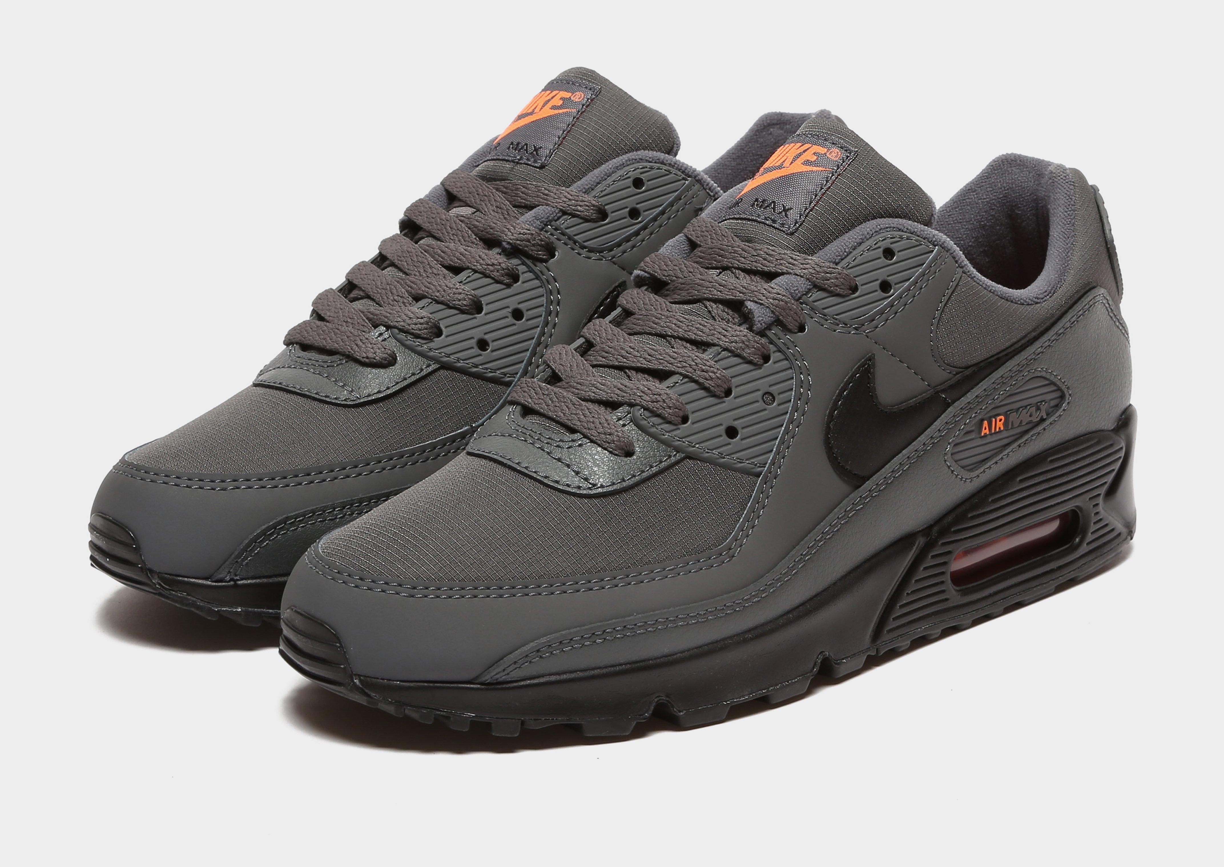 grey orange air max 90