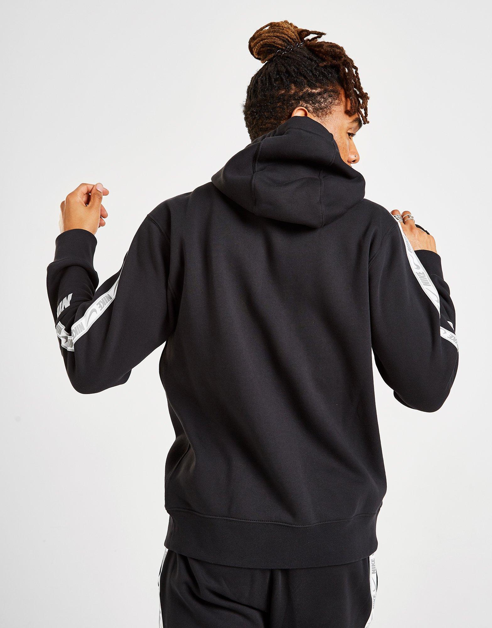 nike tape fleece full zip hoodie