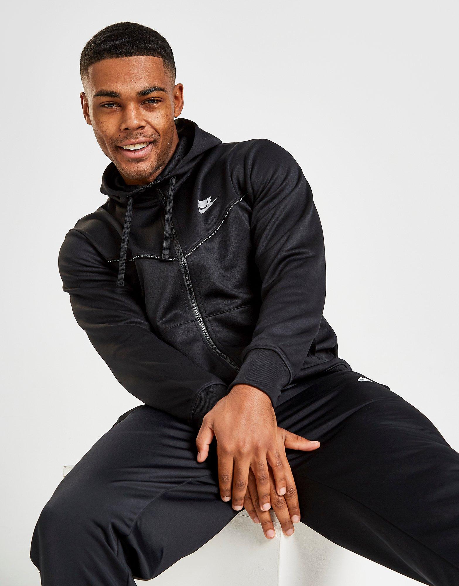 nike repeat tape full zip hoodie