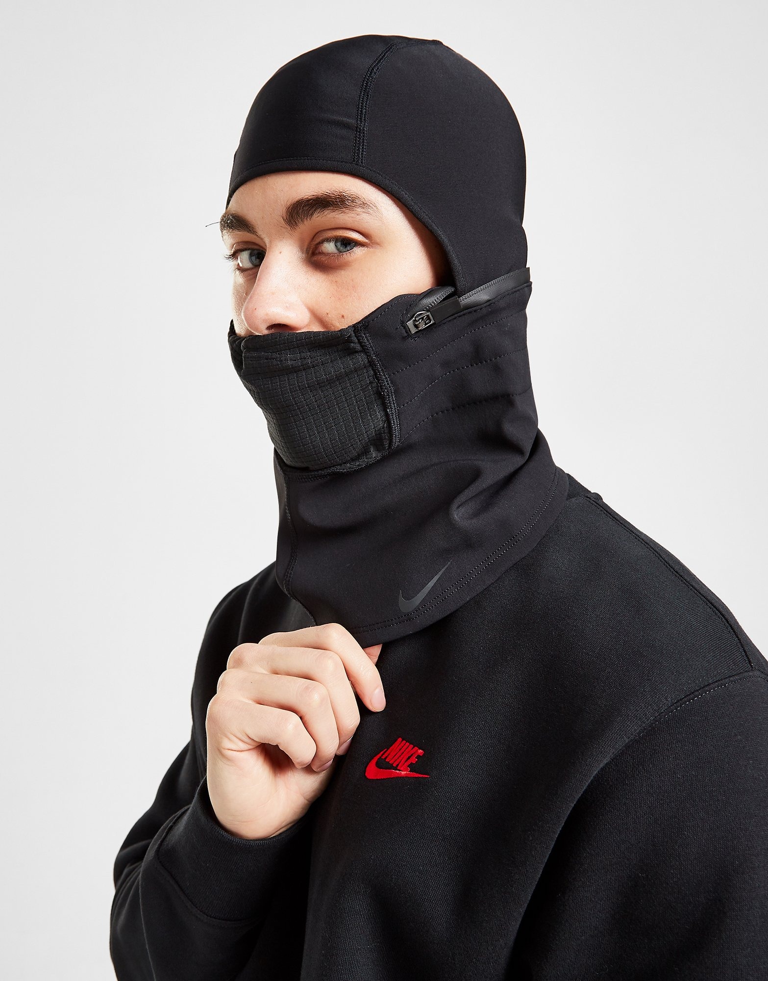 Firmar Juguetón Señora Nike Running Hood en Negro | JD Sports España