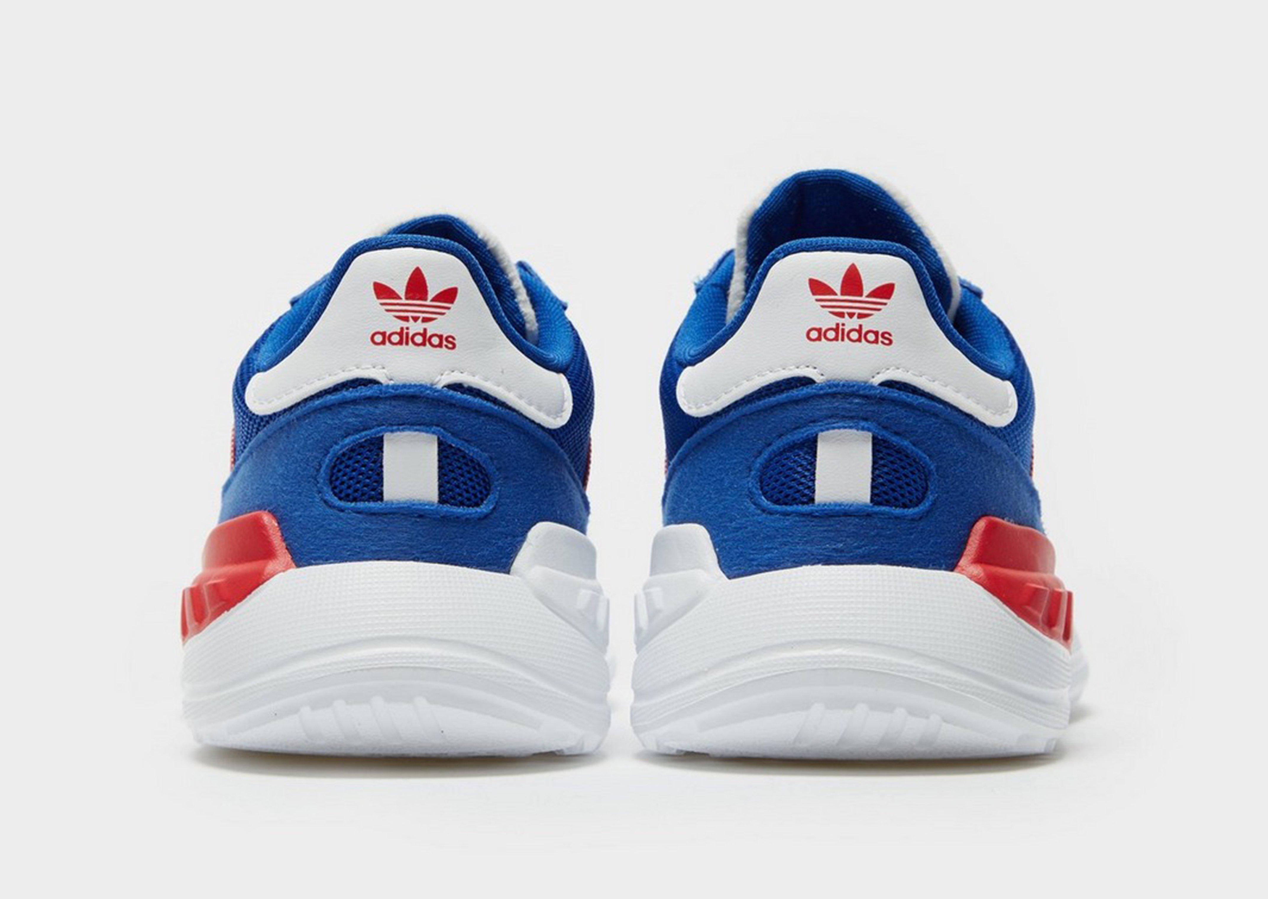 infant red adidas trainers