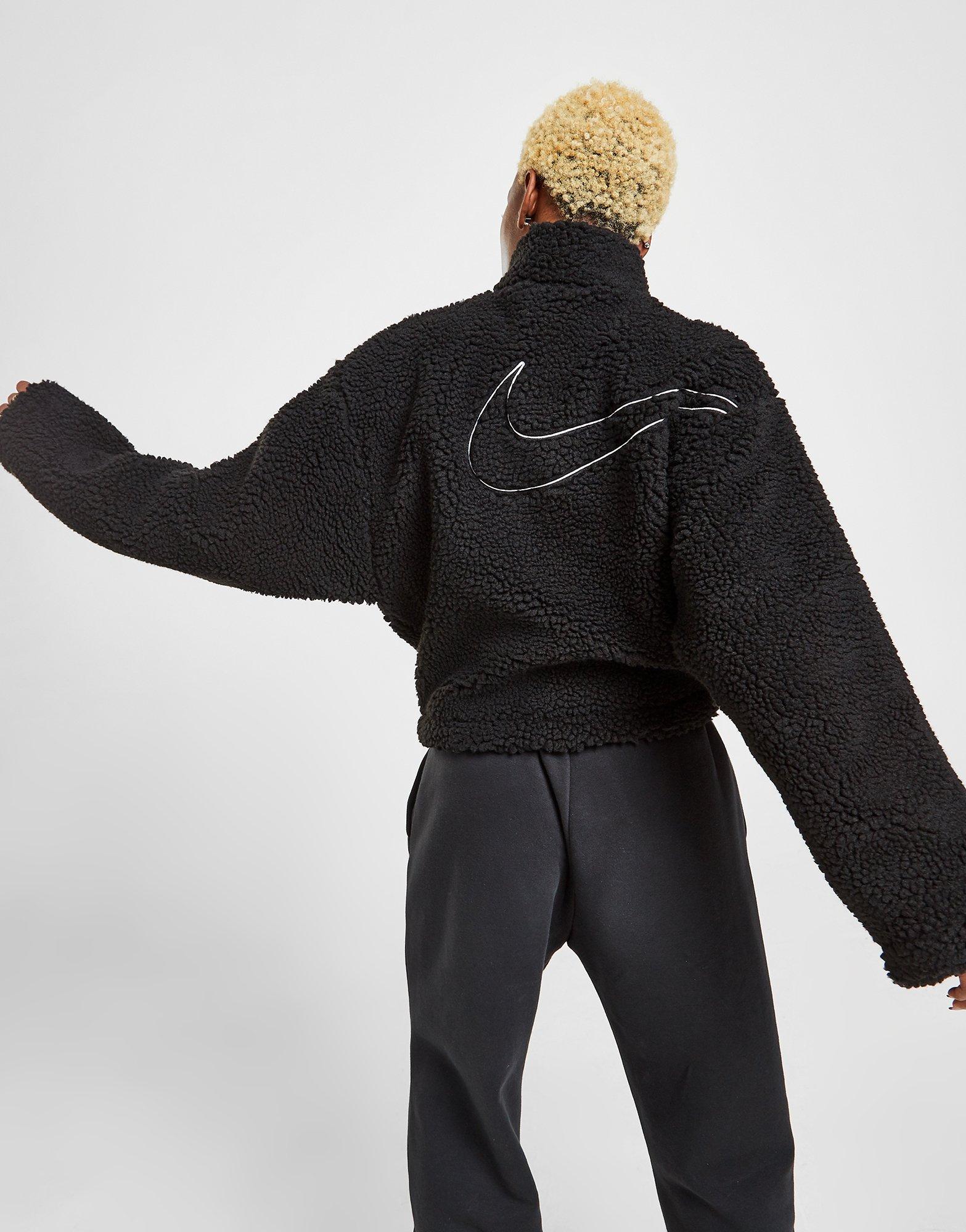 nike swoosh sherpa jacket