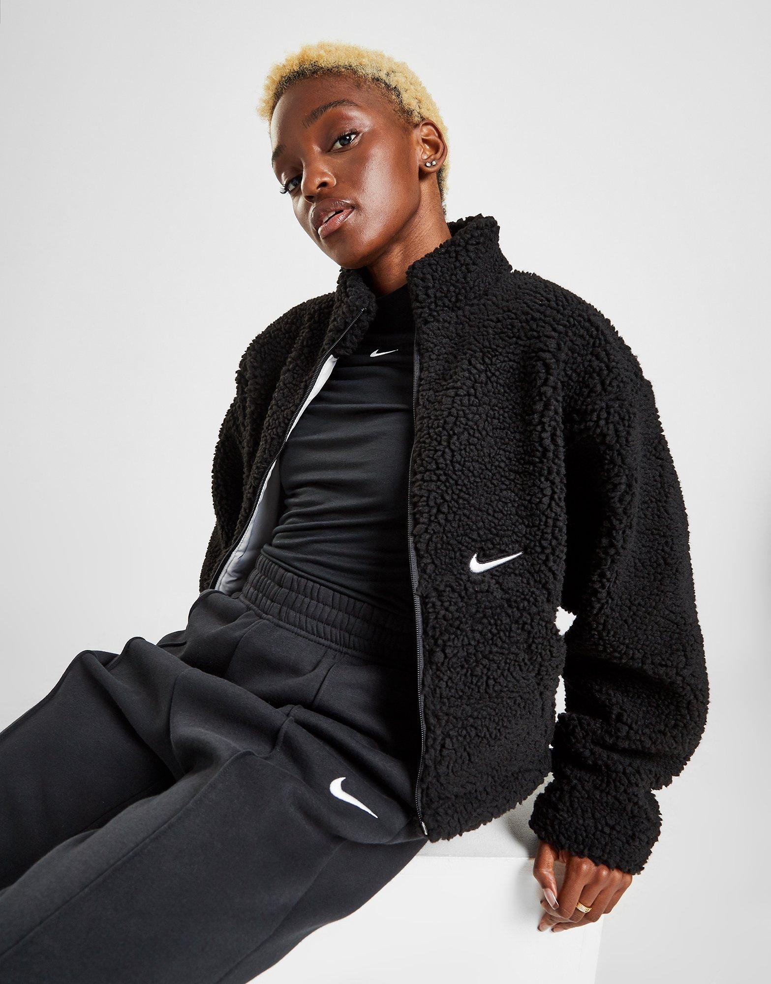 nike swoosh sherpa