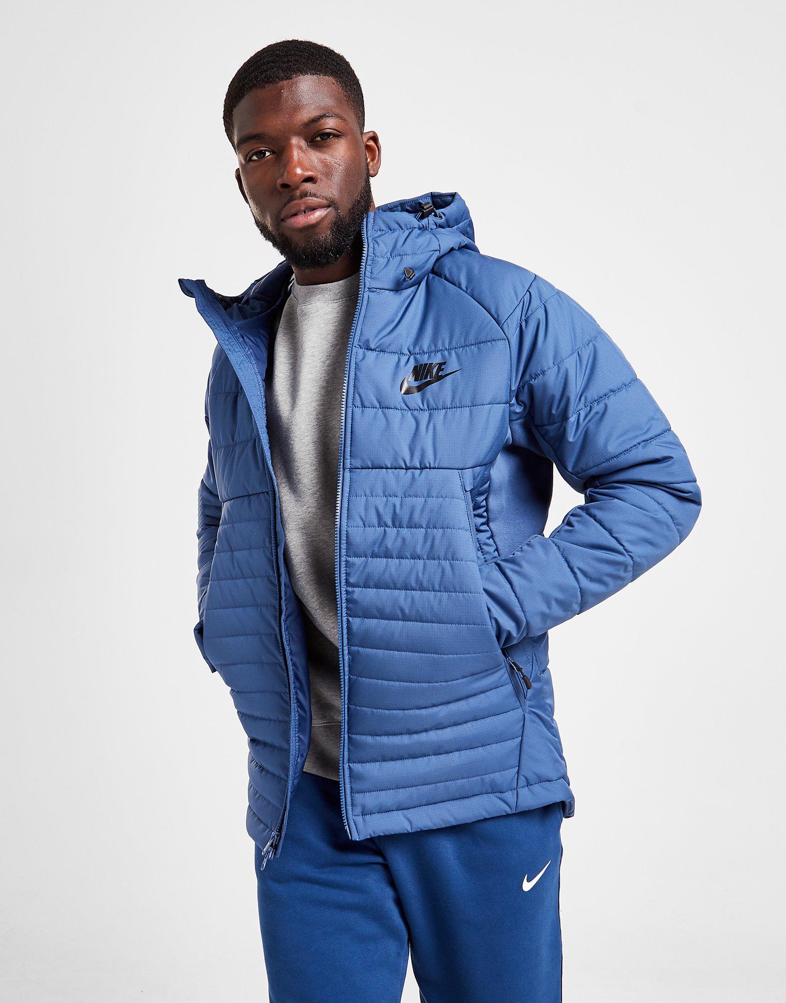 nike synthetic fill hybrid jacket black