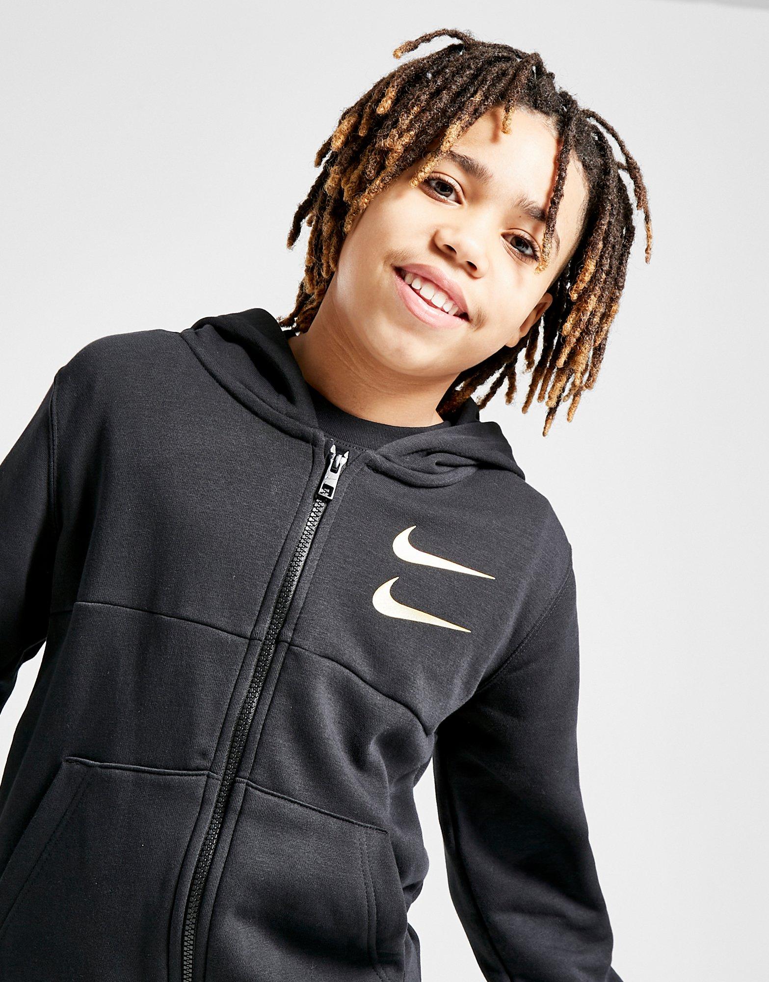 Nike Swoosh Full Zip Hoodie Junior