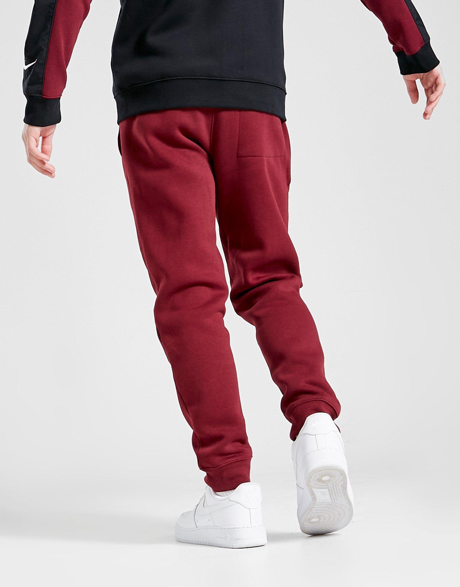 nike air red joggers