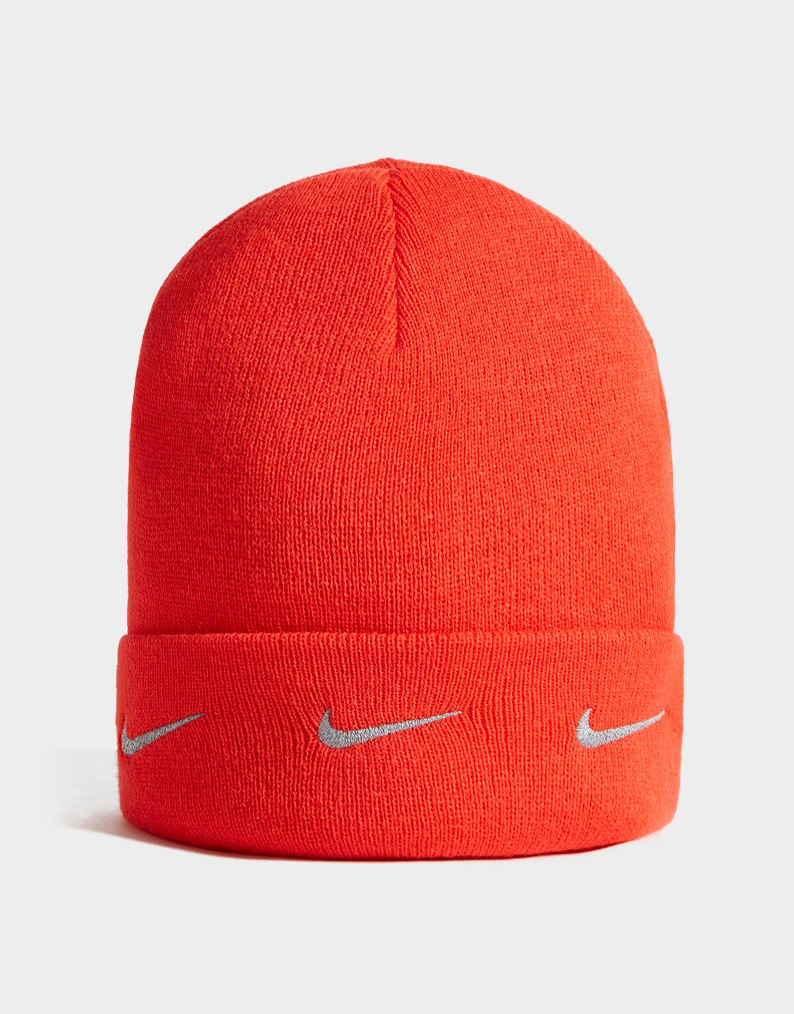 red nike beanie