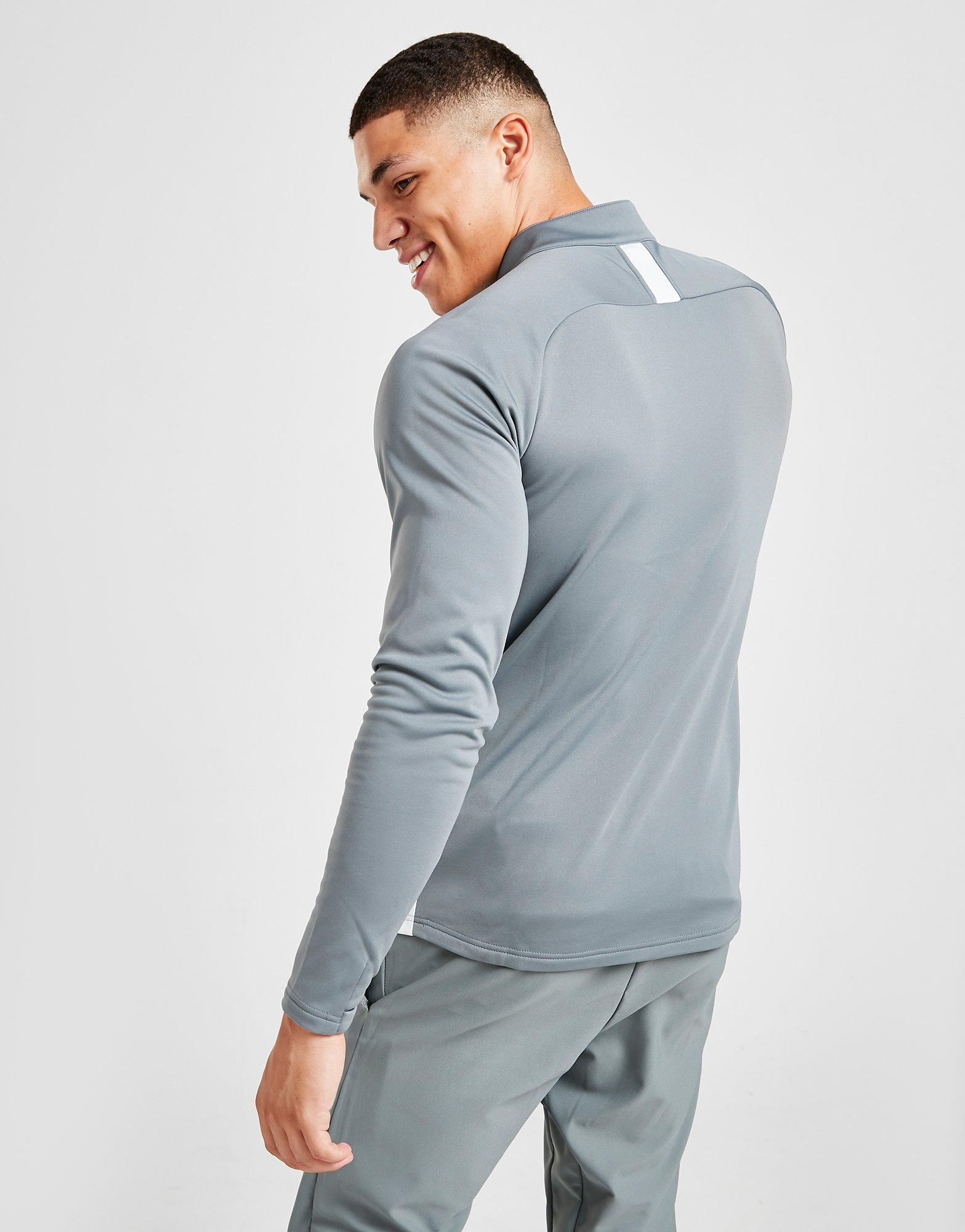 nike academy drill top grey