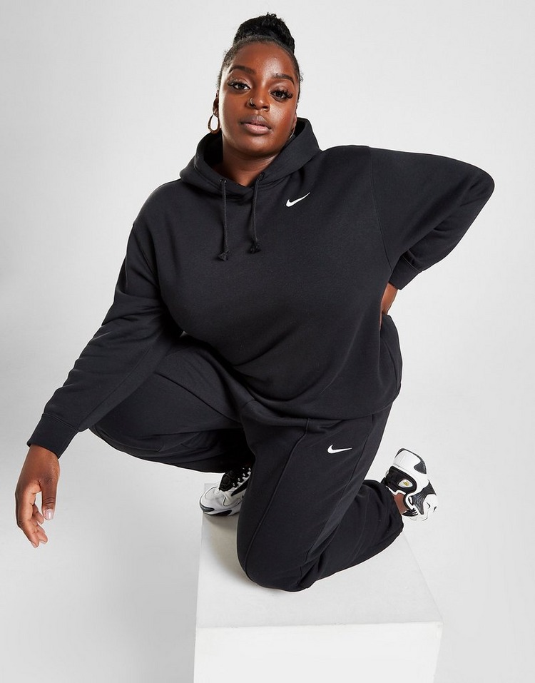 Black Nike Plus Size Fleece Overhead Hoodie | JD Sports