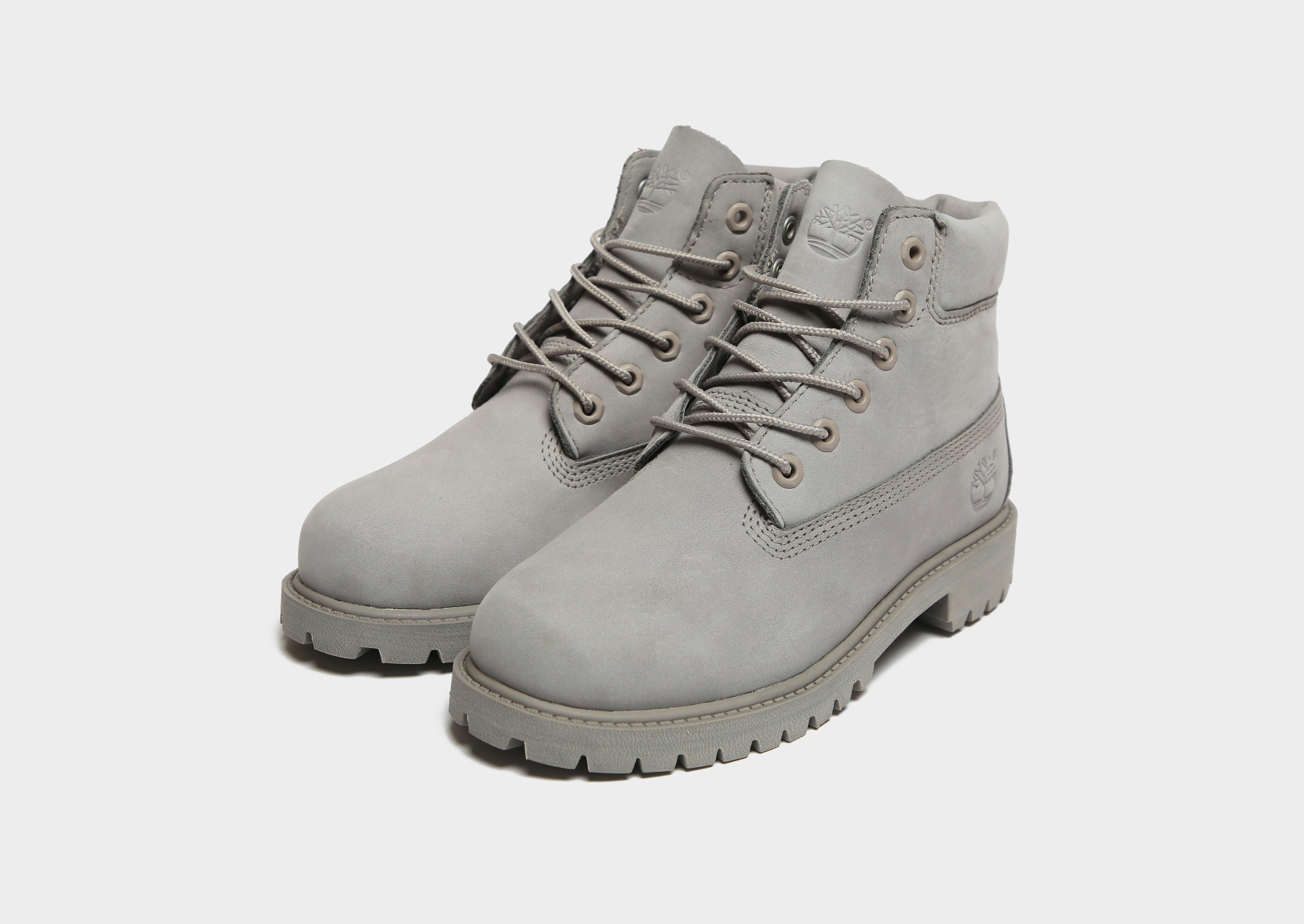 Kids grey deals timberlands