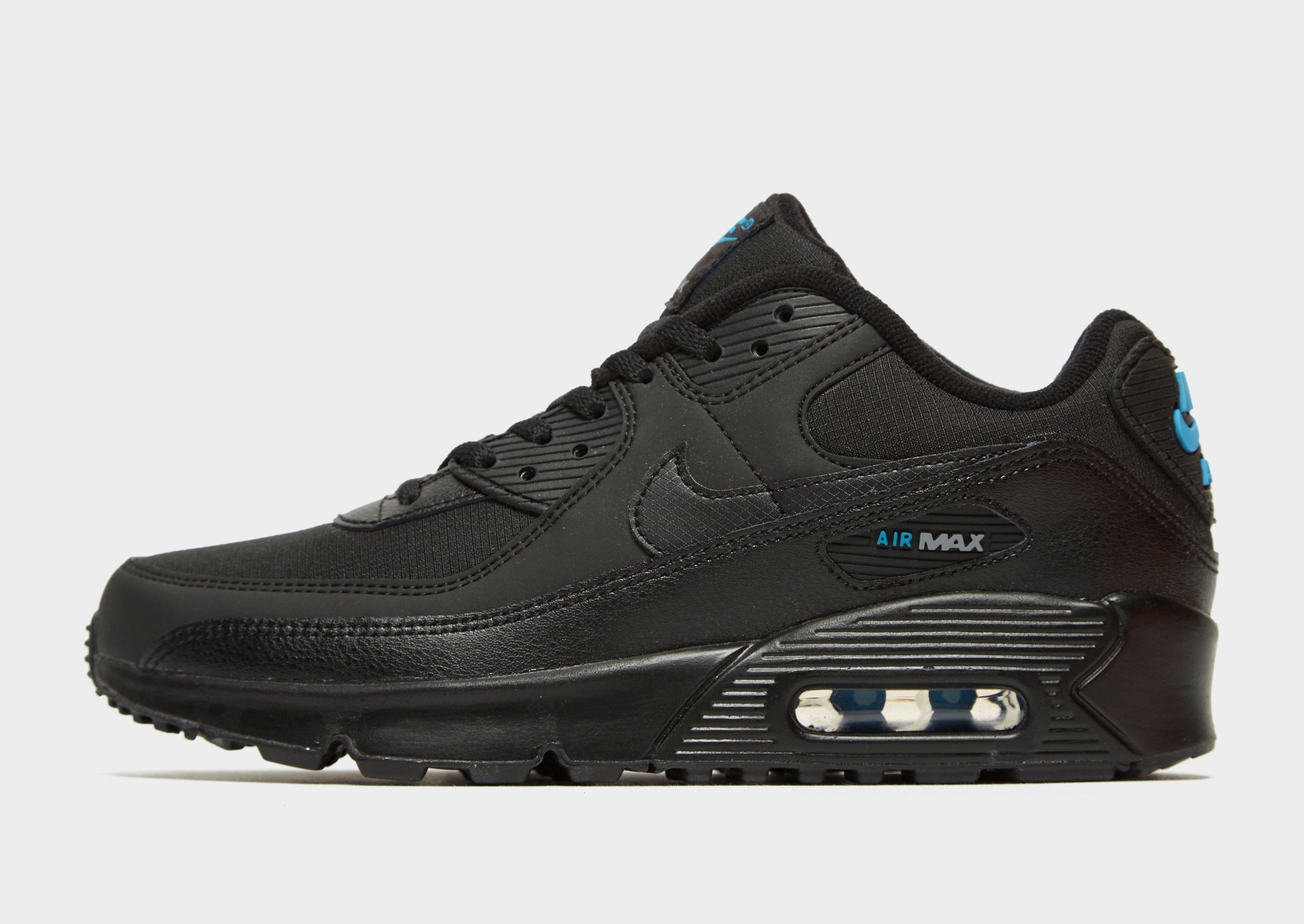 black nike air max 90 junior