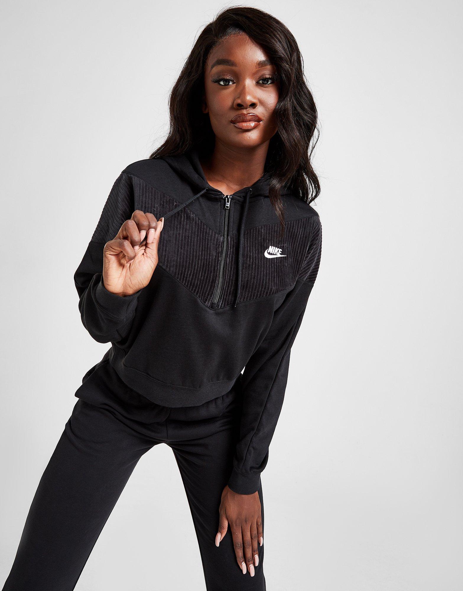 nike velour jacket women's