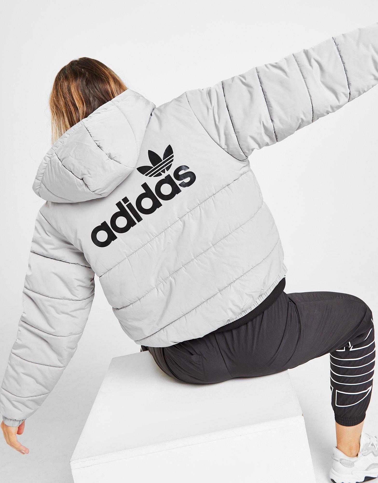 adidas originals locked up logo track jacket in black