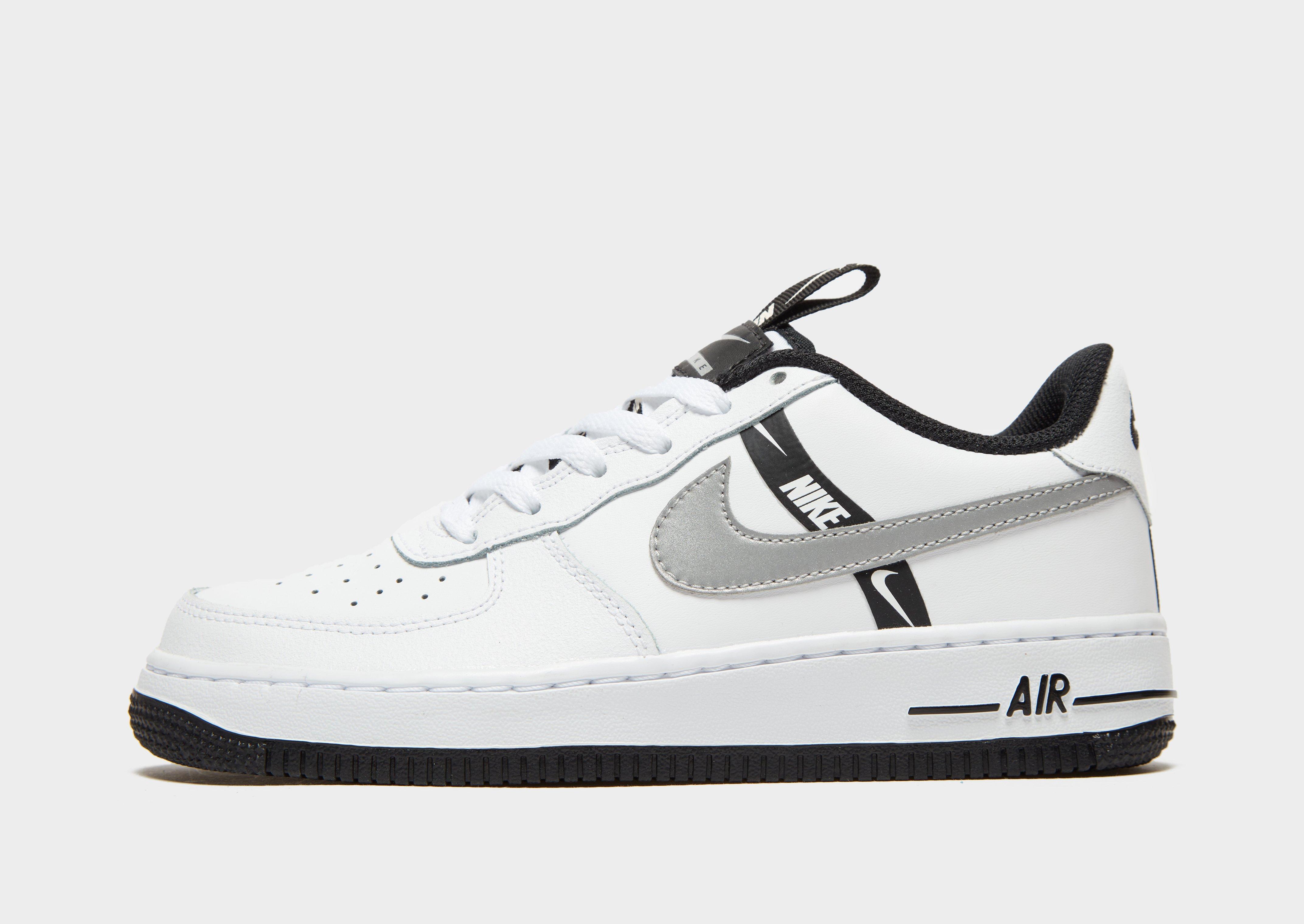 nike air force 1 low junior white and black