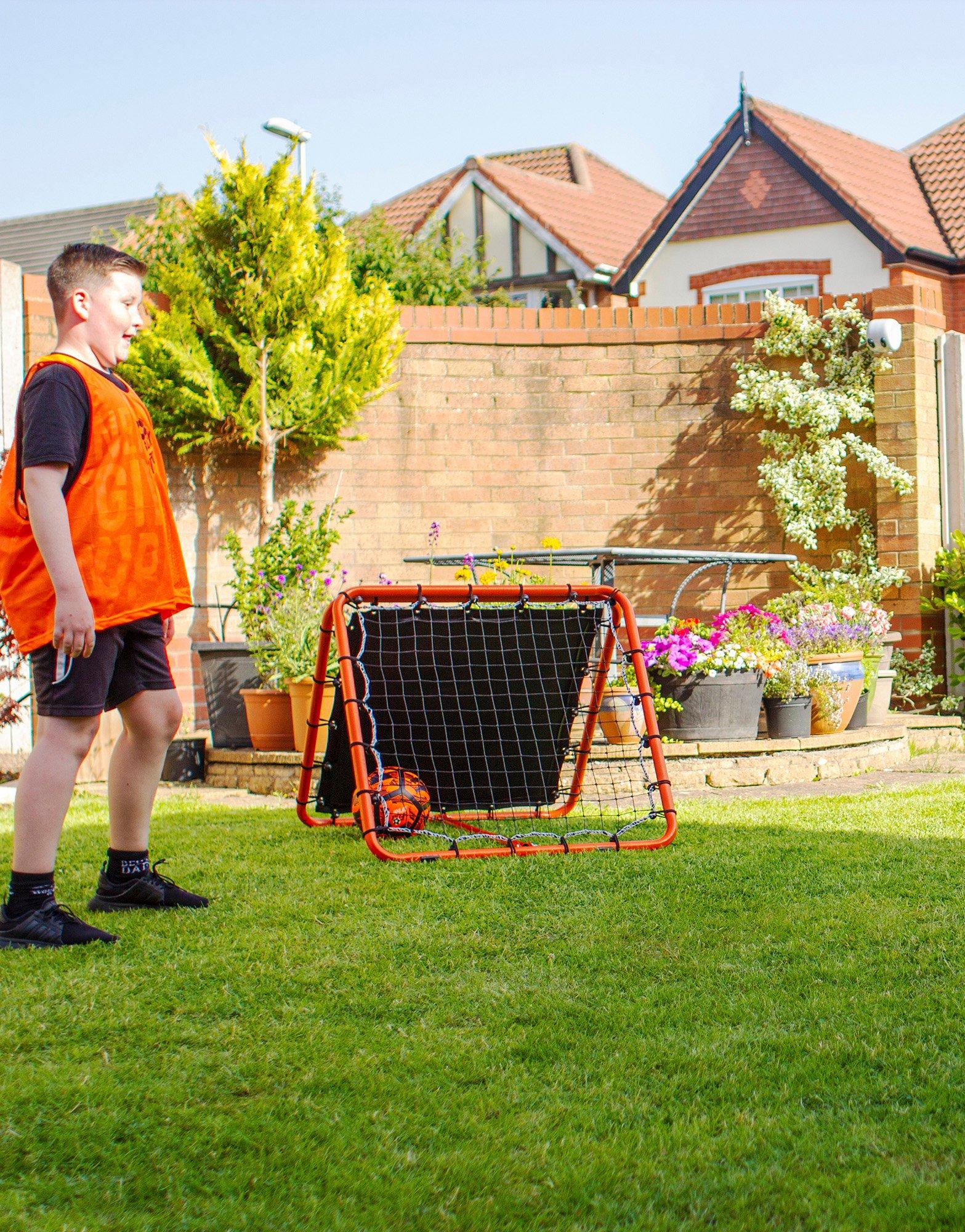 Football Flick Urban Skills Dual-Speed Rebounder and Net