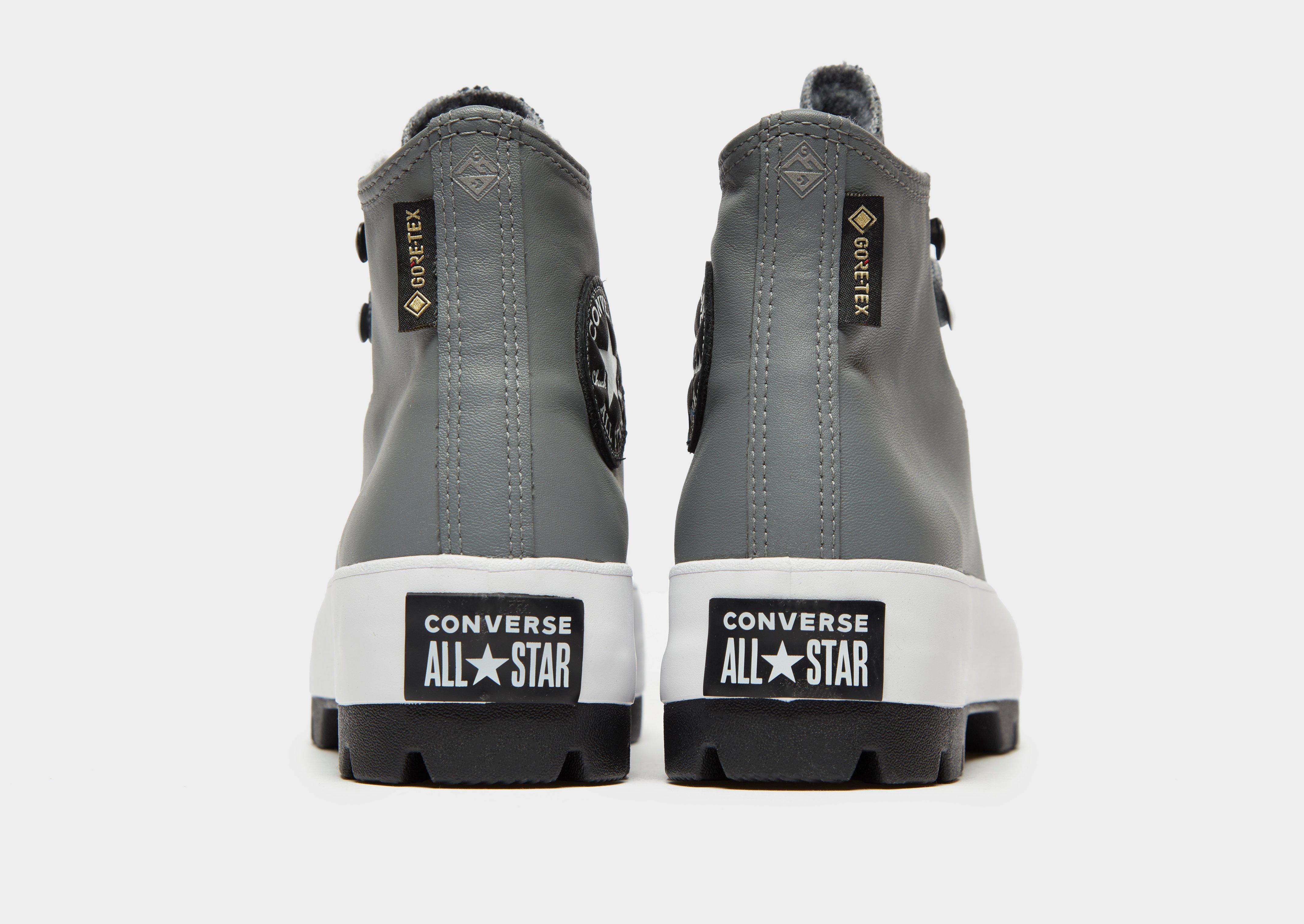 grey converse boots women's
