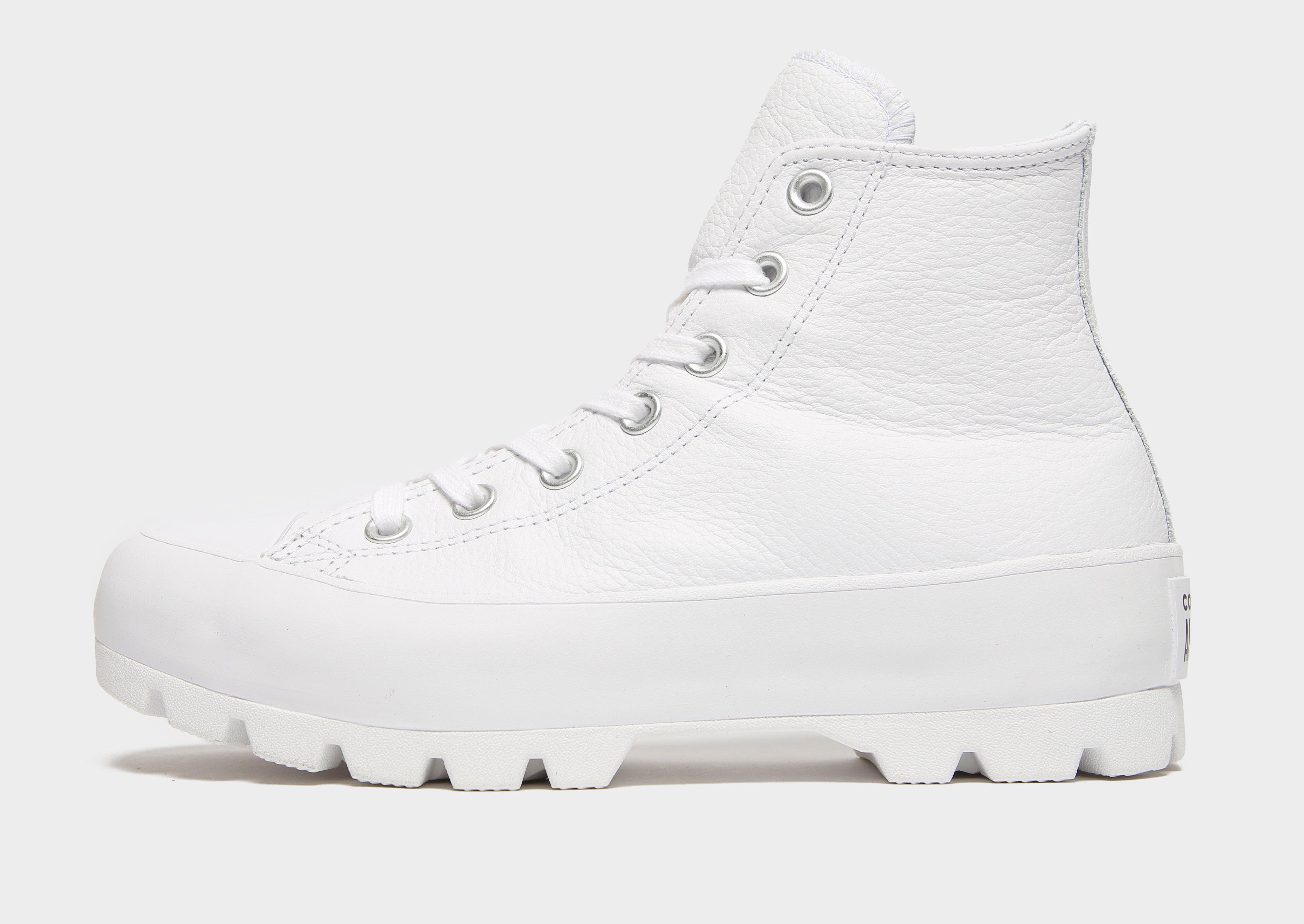 converse all star lugged white