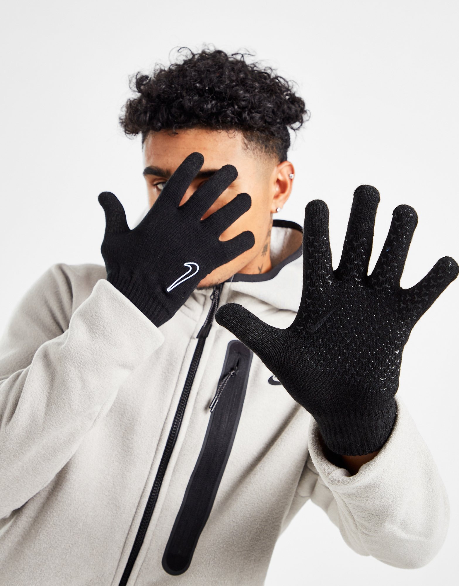 Privilegio Árbol genealógico Etna Black Nike Knit Gloves | JD Sports UK