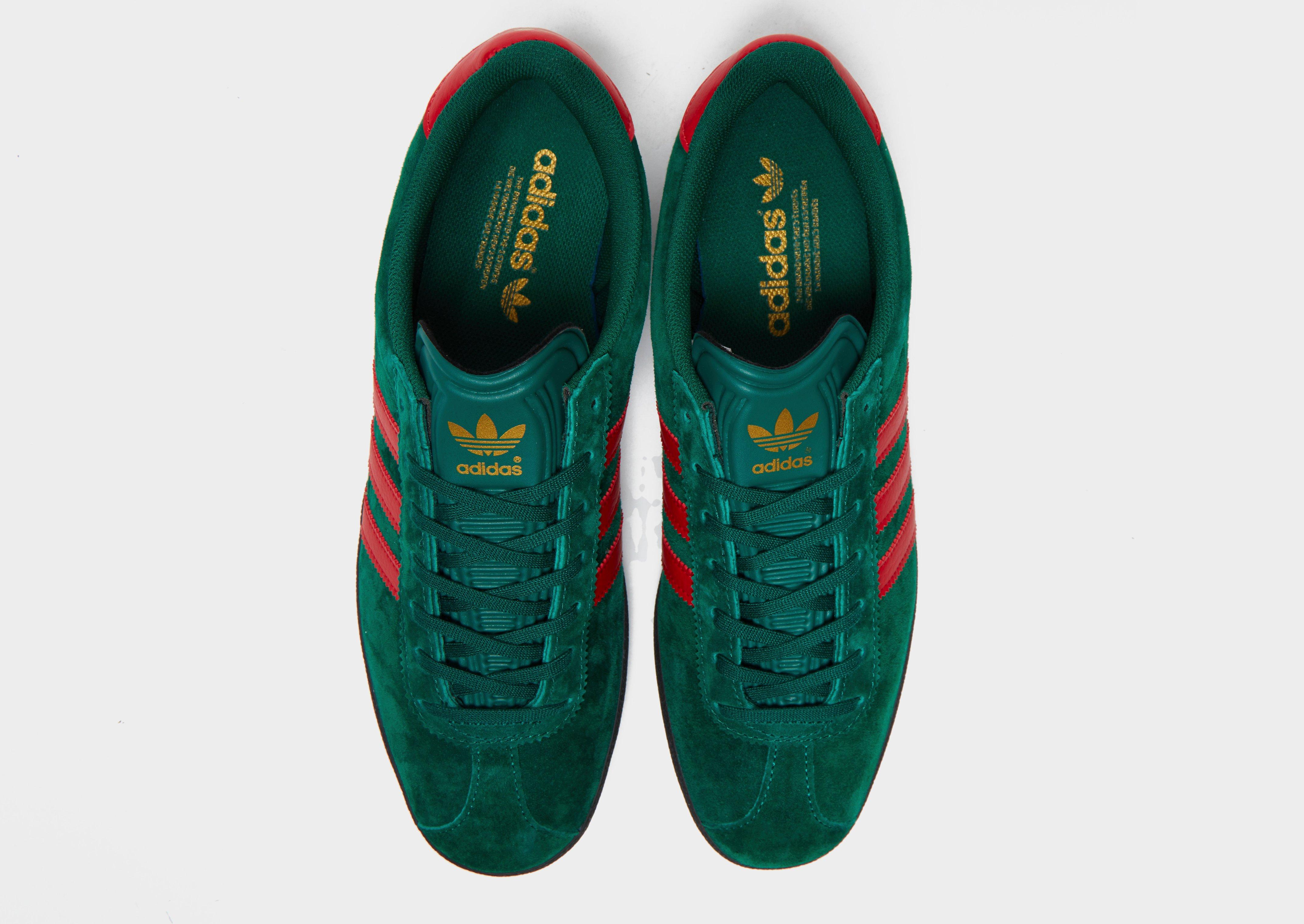 mens green gazelle trainers