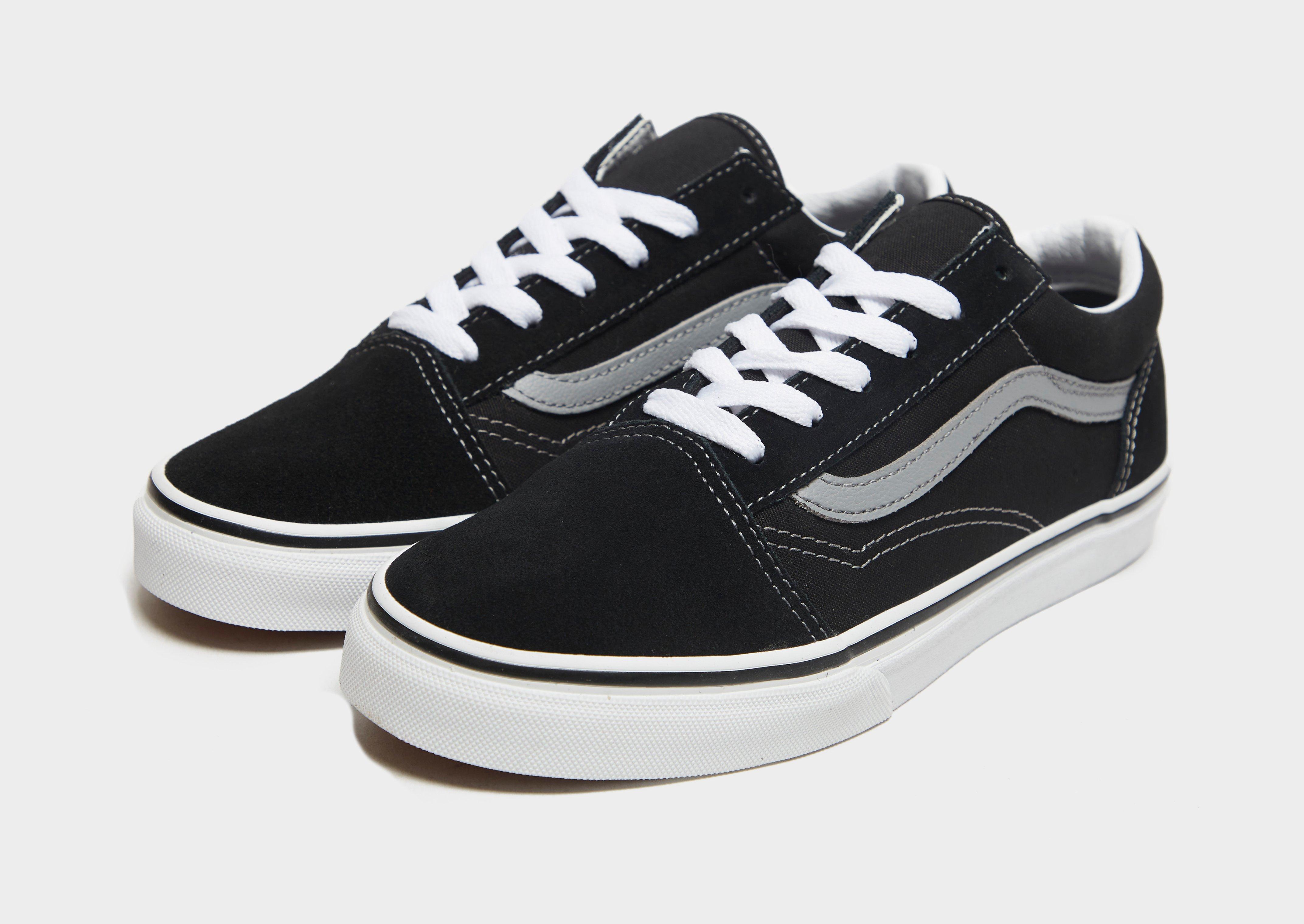 black vans junior