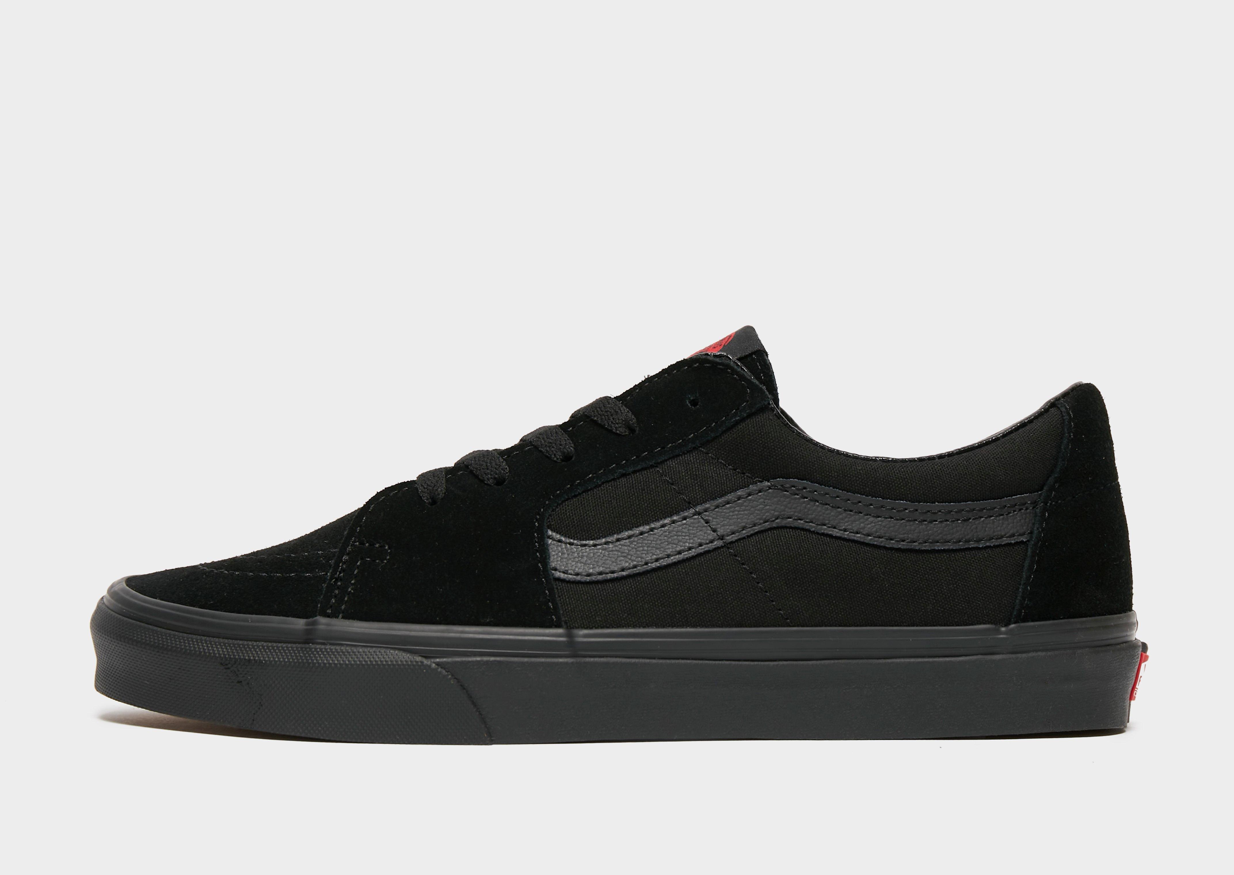 Black discount low vans