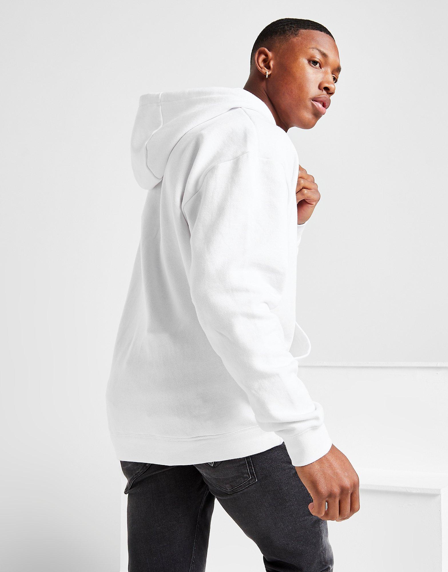 guess white hoodie