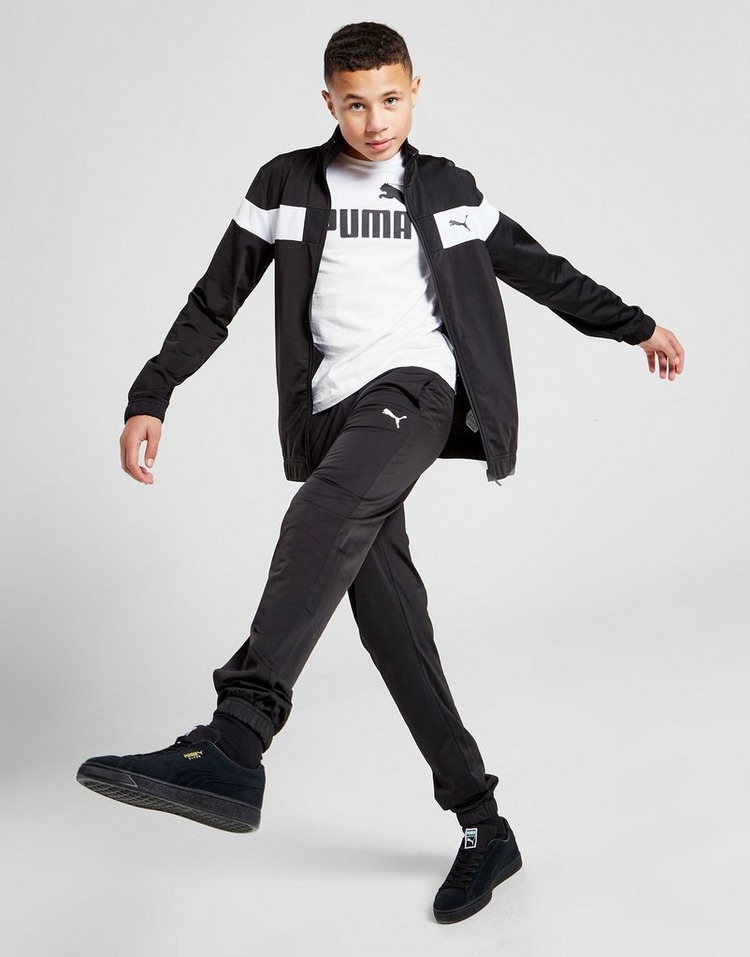 Black PUMA Core Tracksuit Junior JD Sports