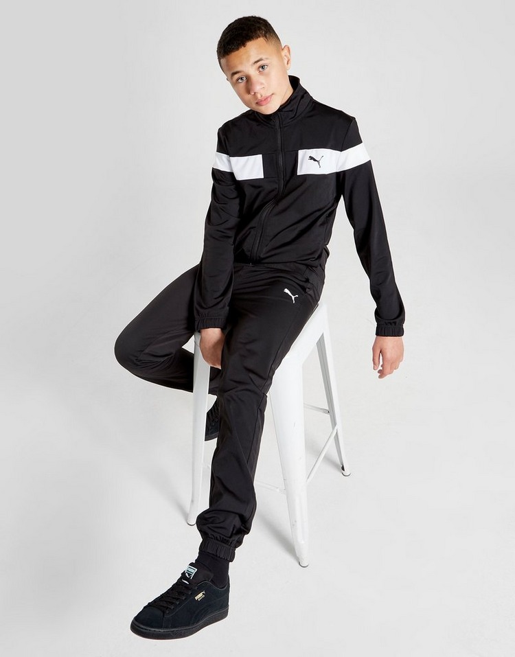 Black PUMA Core Tracksuit Junior | JD Sports