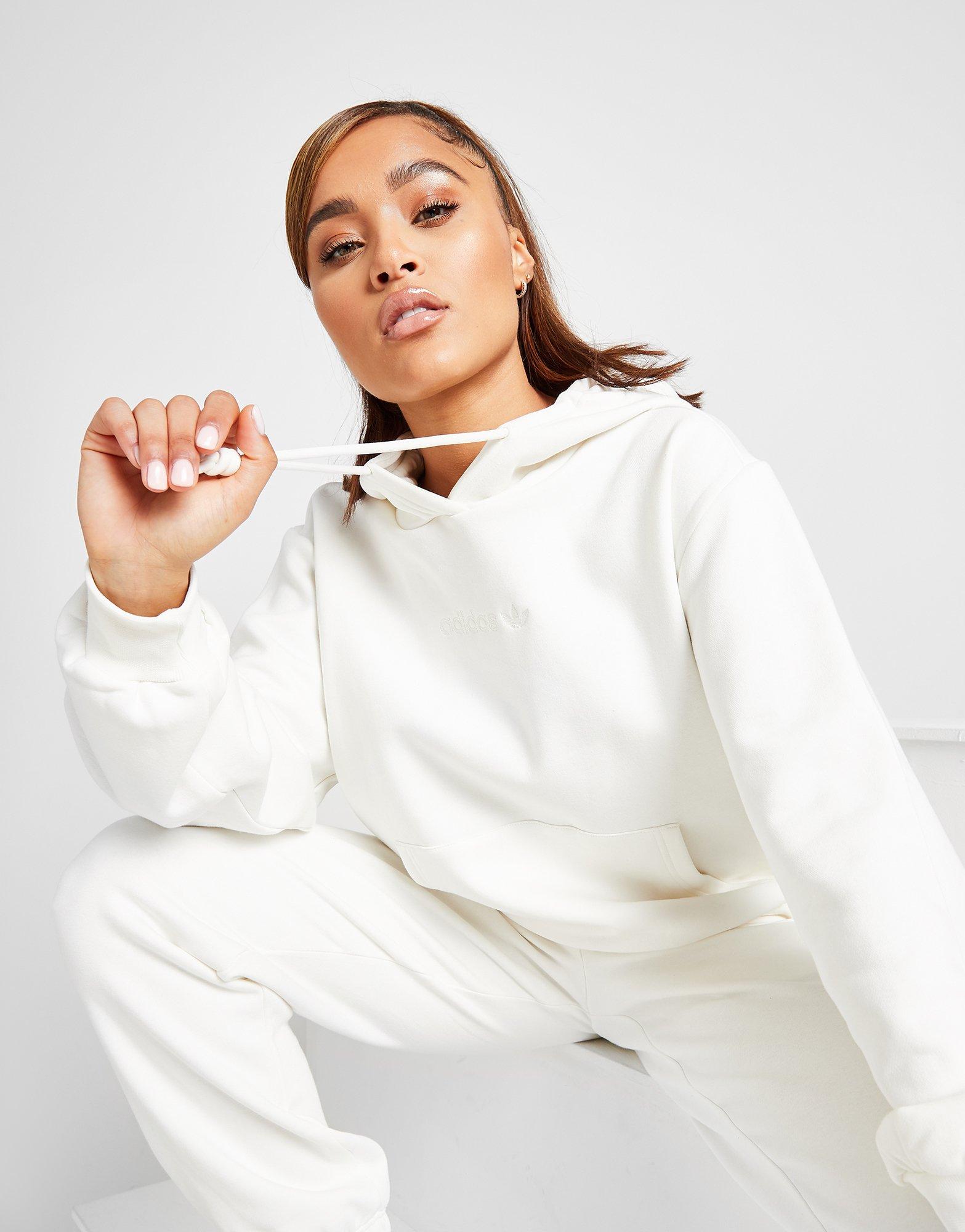 white adidas originals hoodie