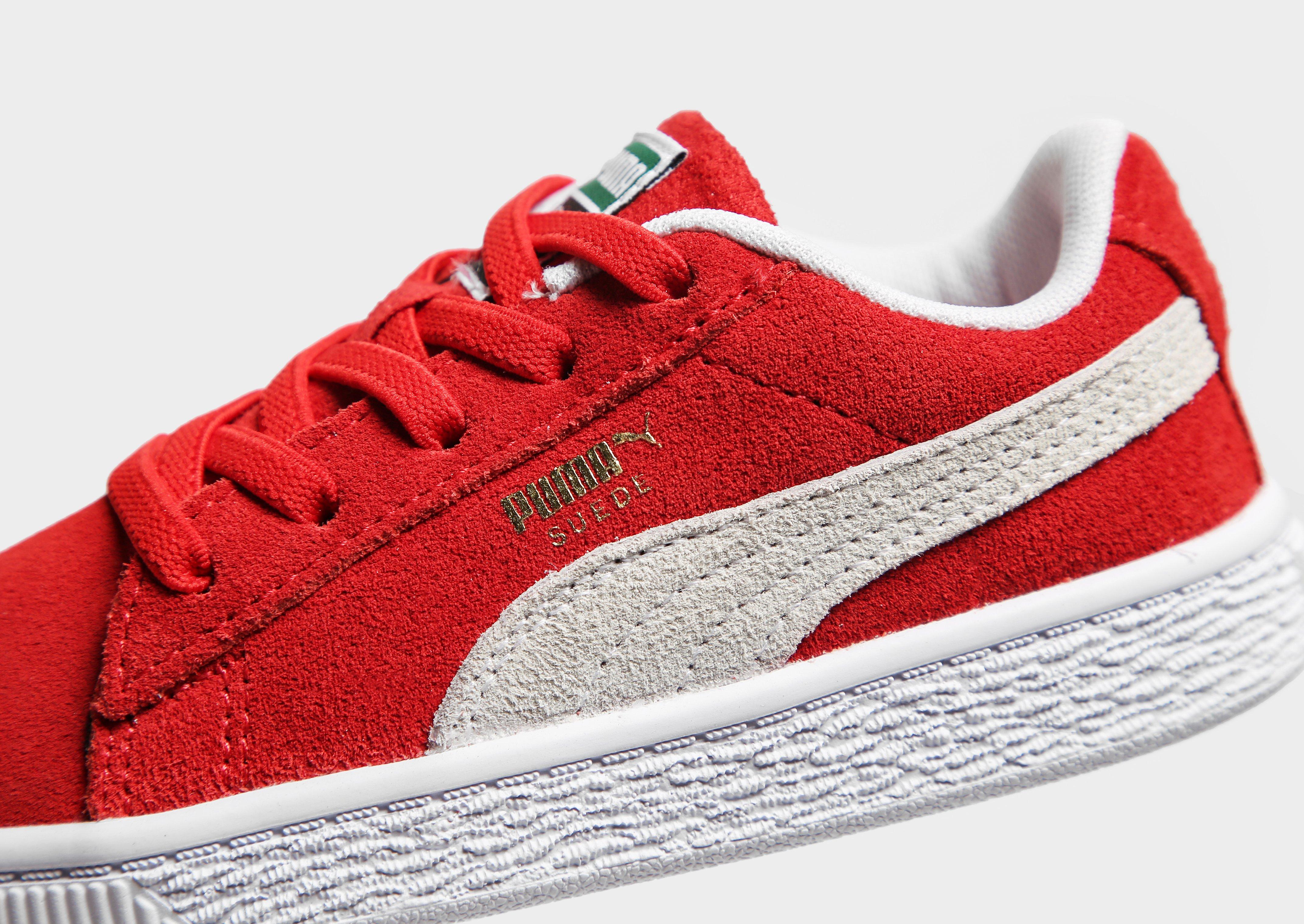 infant puma suede