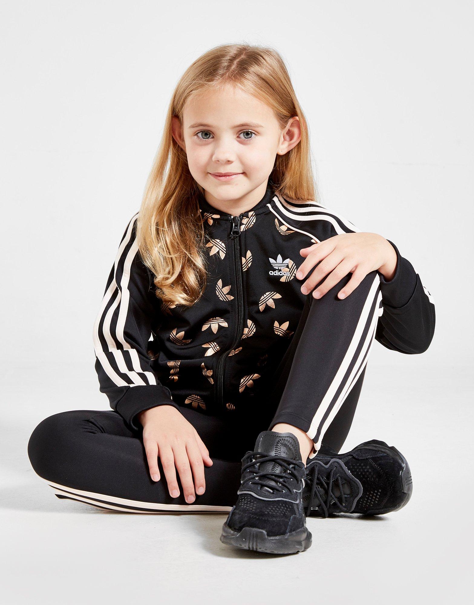 girls adidas track top