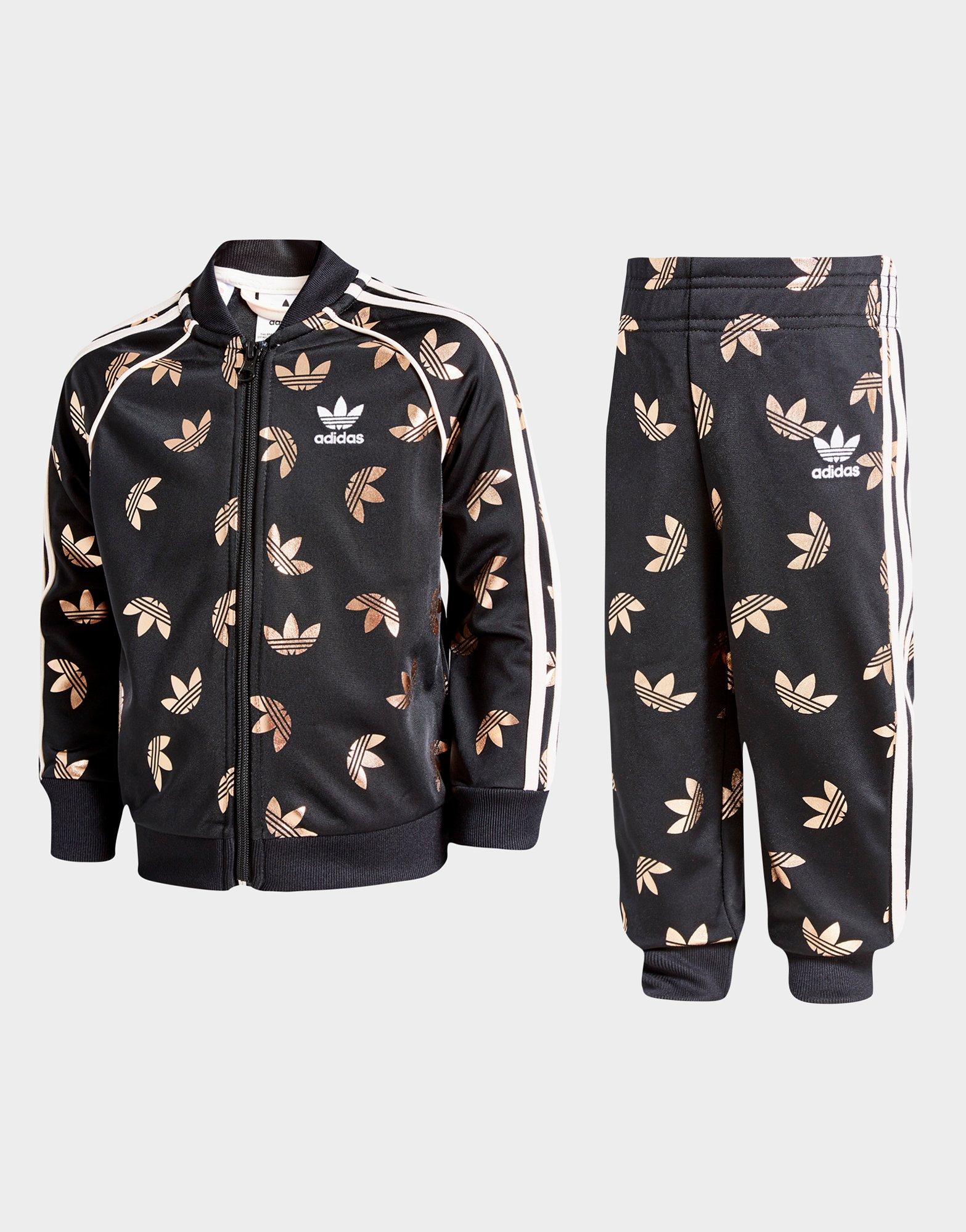 infant black adidas tracksuit