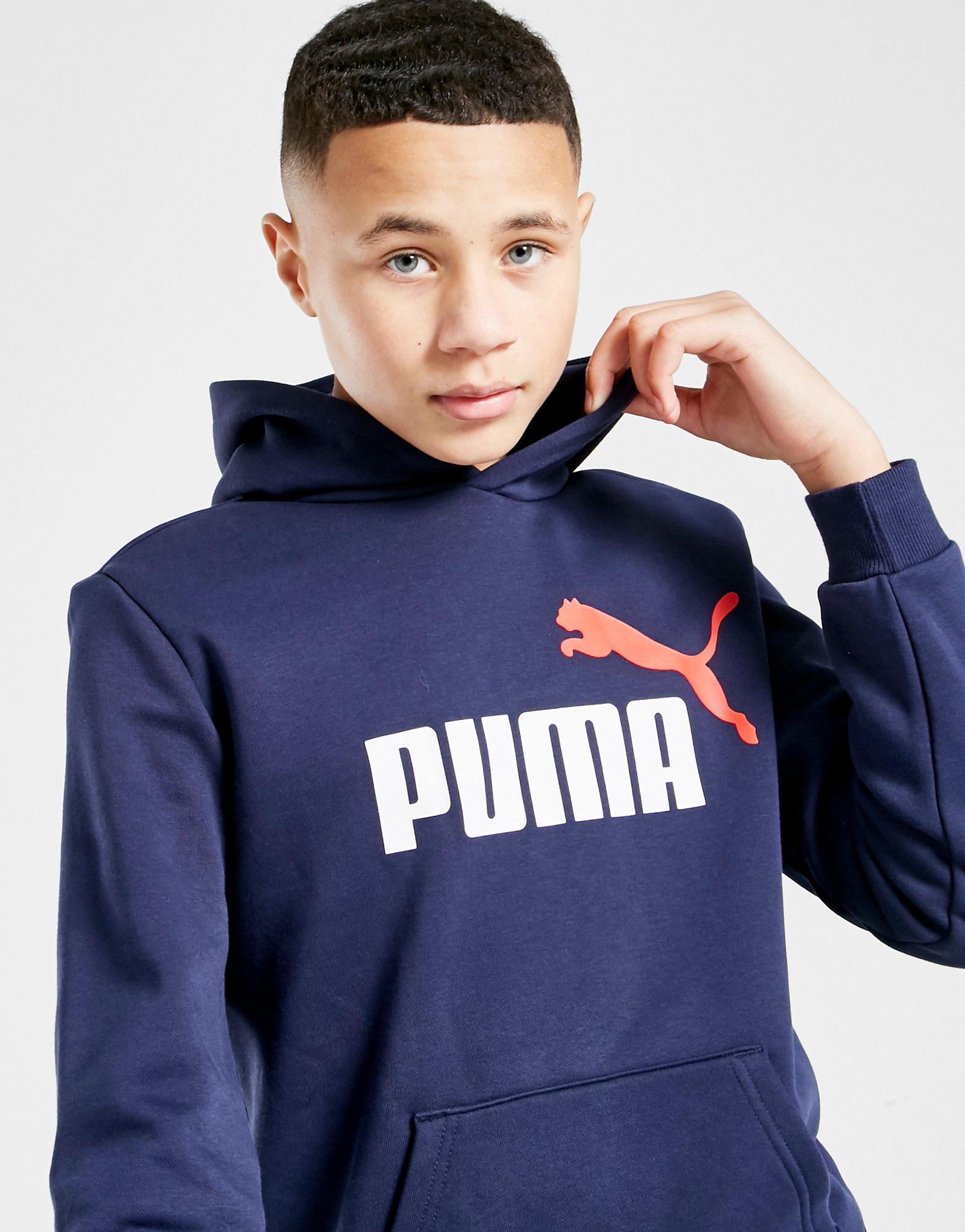 puma core logo hoodie