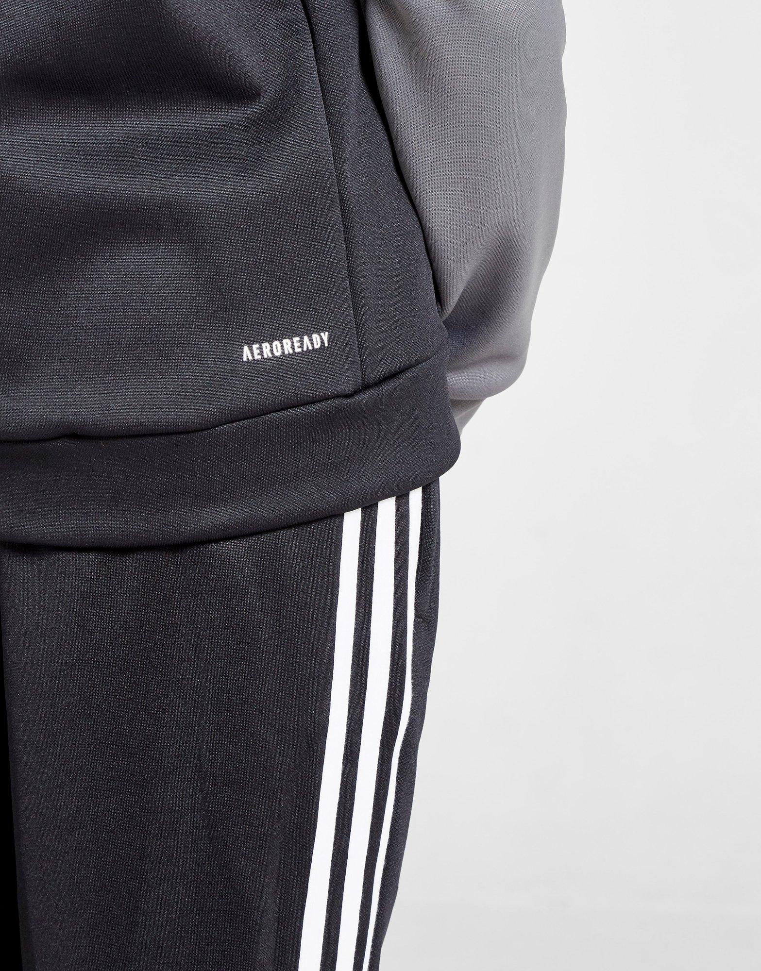 junior black adidas tracksuit